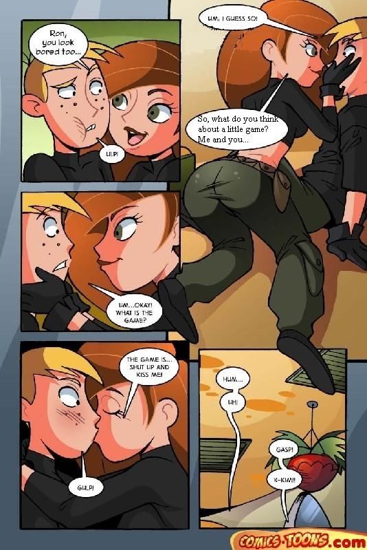 Kim Possible-Stopable Make Out page 1