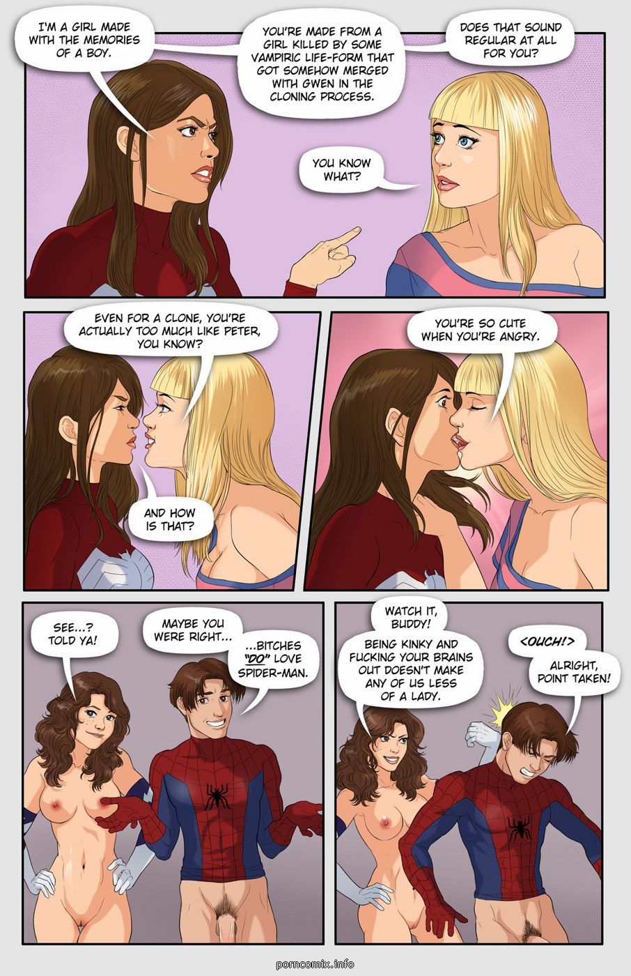 spidercest 6 何 パーカー luck, スパイダーマン page 1