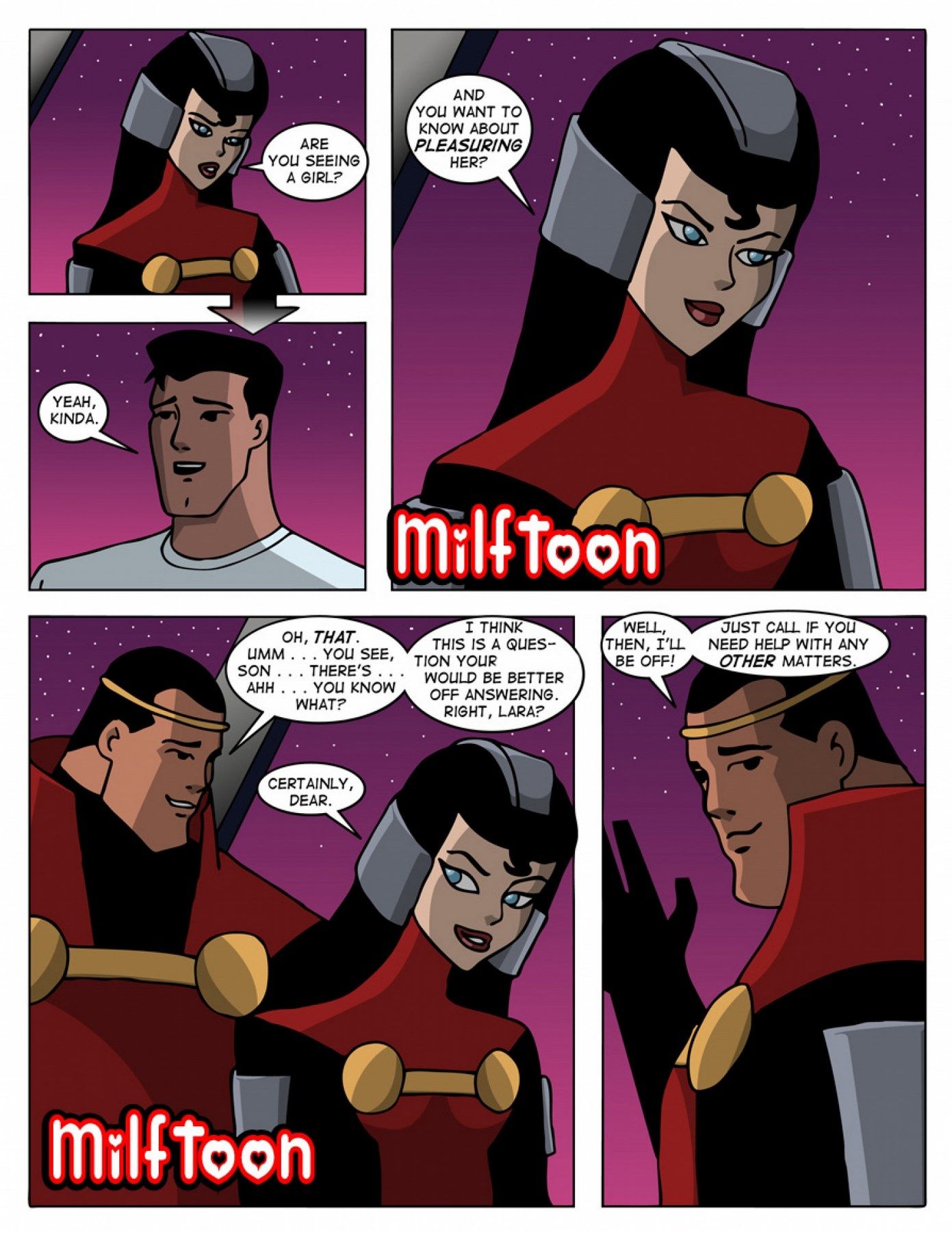milftoon – 安全的 性爱 page 1