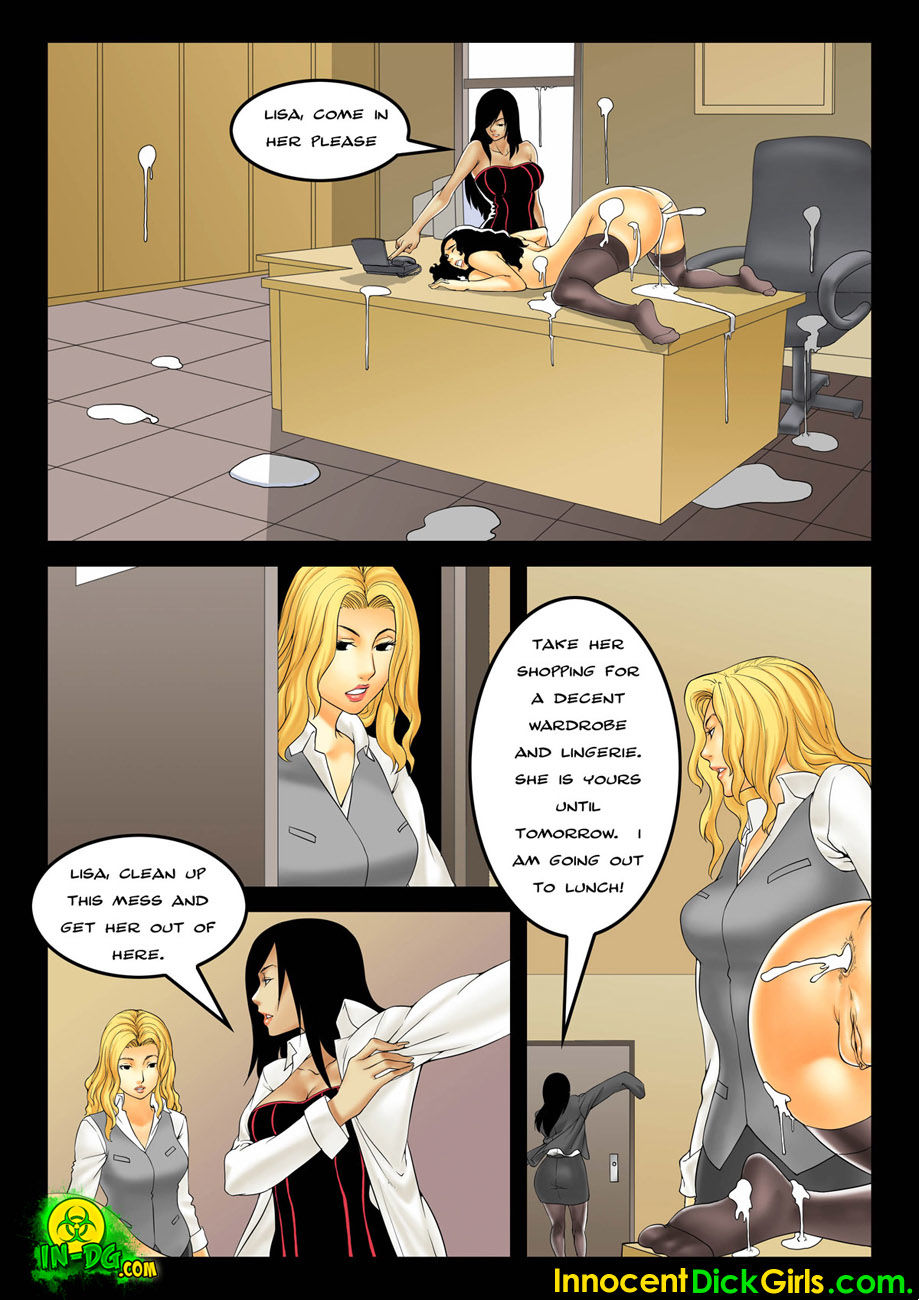 Innocent Dickgirls – College Intern page 1