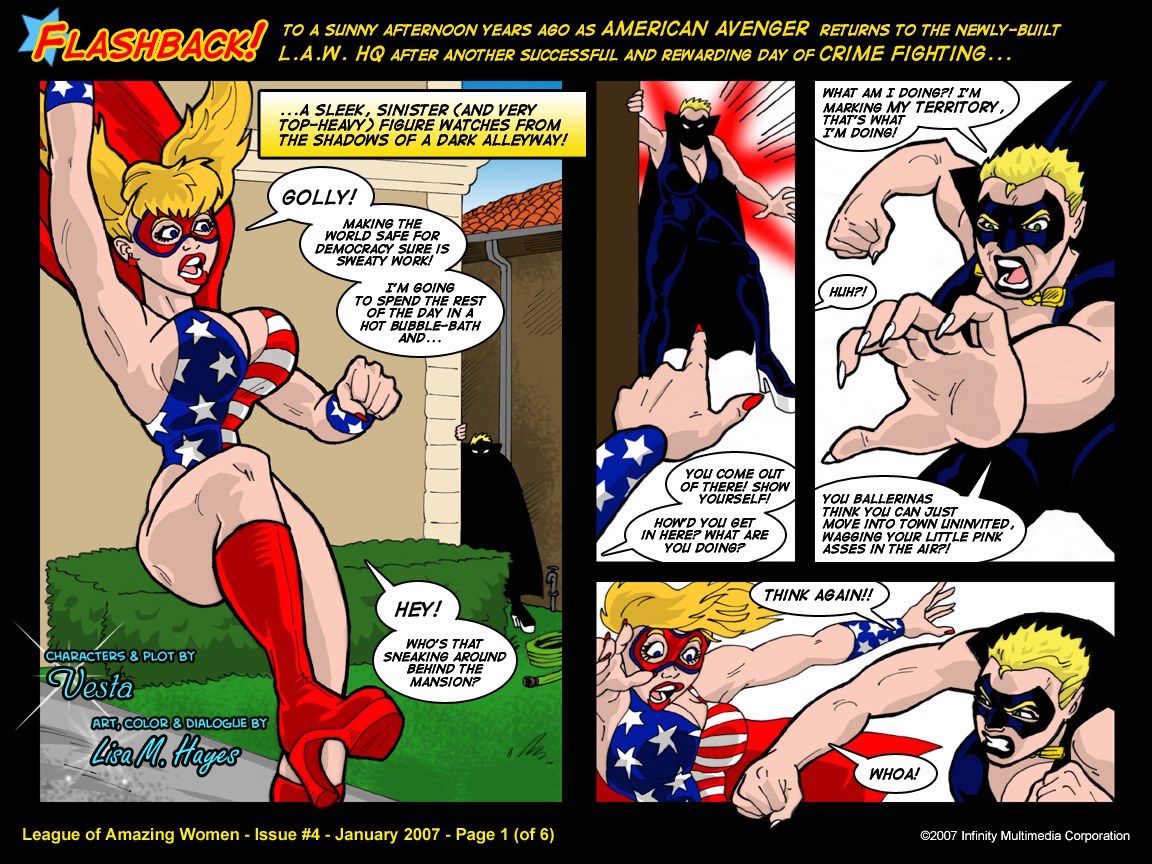 L.A.W.Comix- League Of Amazing Women 3-4 page 1