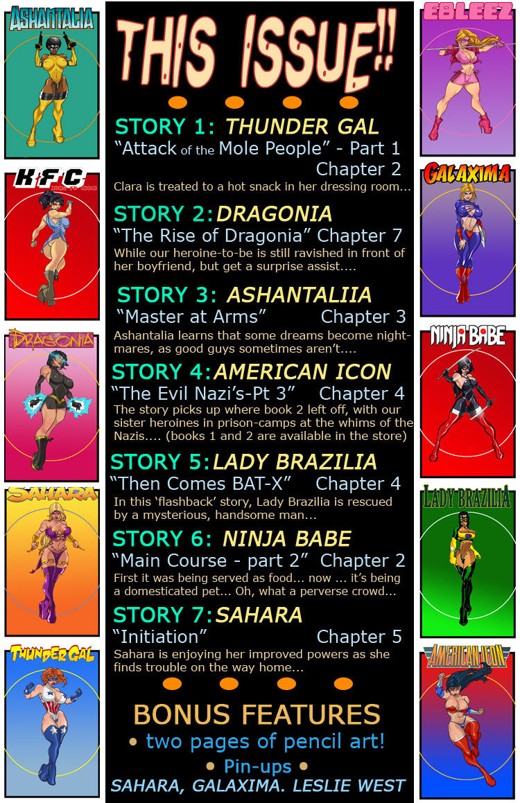9 Super Heroines- The Magazine 10 page 1