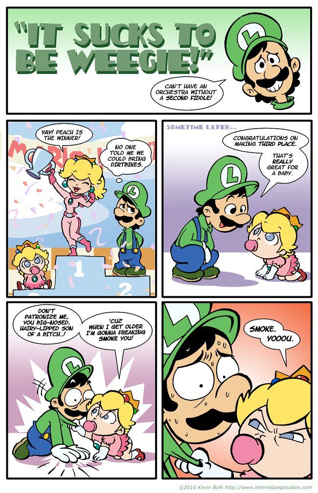 Super Mario het zuigt naar worden weegie page 1