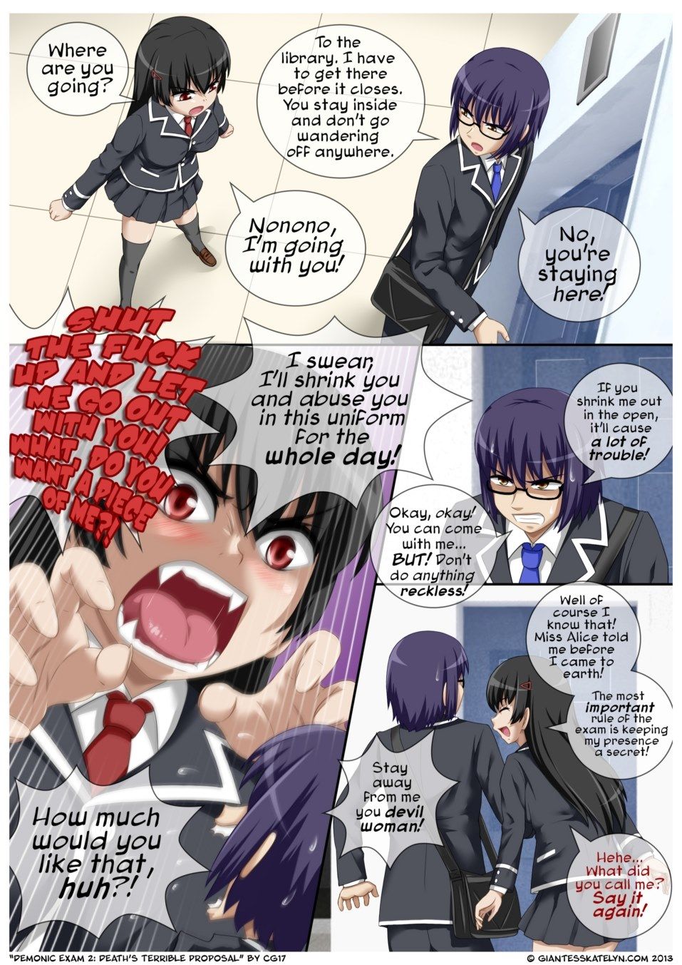 hentai manga Demonic Bài kiểm tra 2 page 1