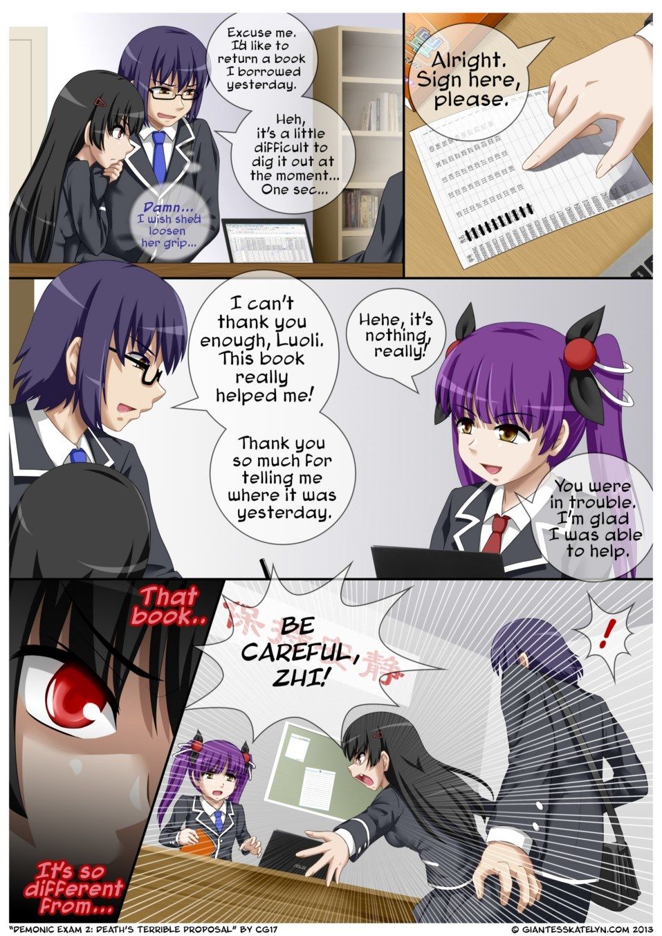 Hentai el manga Demoníaco Examen 2 page 1