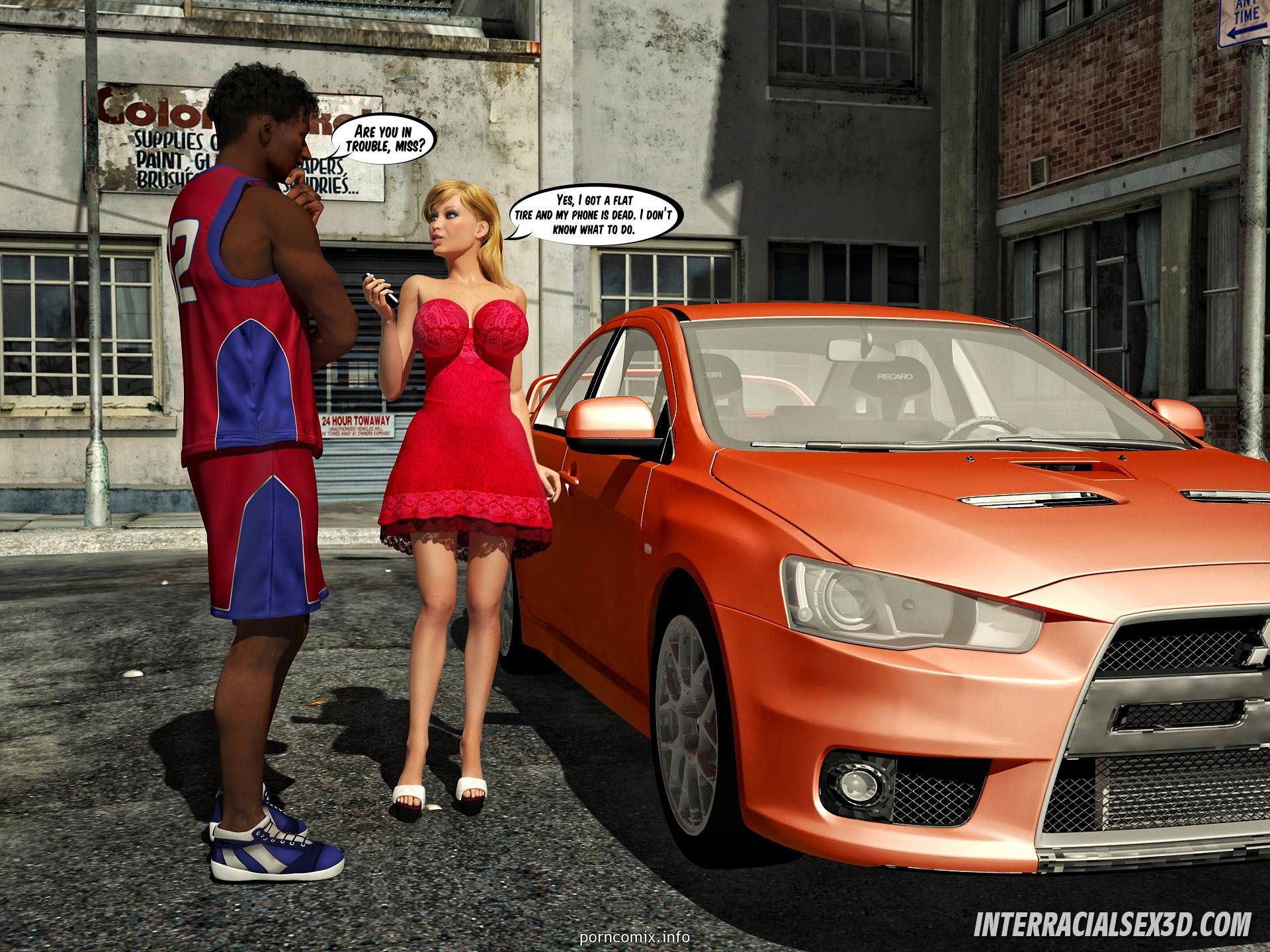 InterracialSex3D – Ghetto Pussy Riders page 1