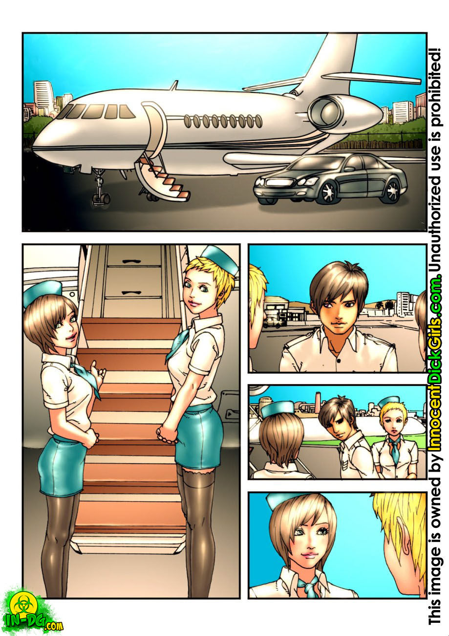 Innocent Dickgirls- The Futa Flight page 1
