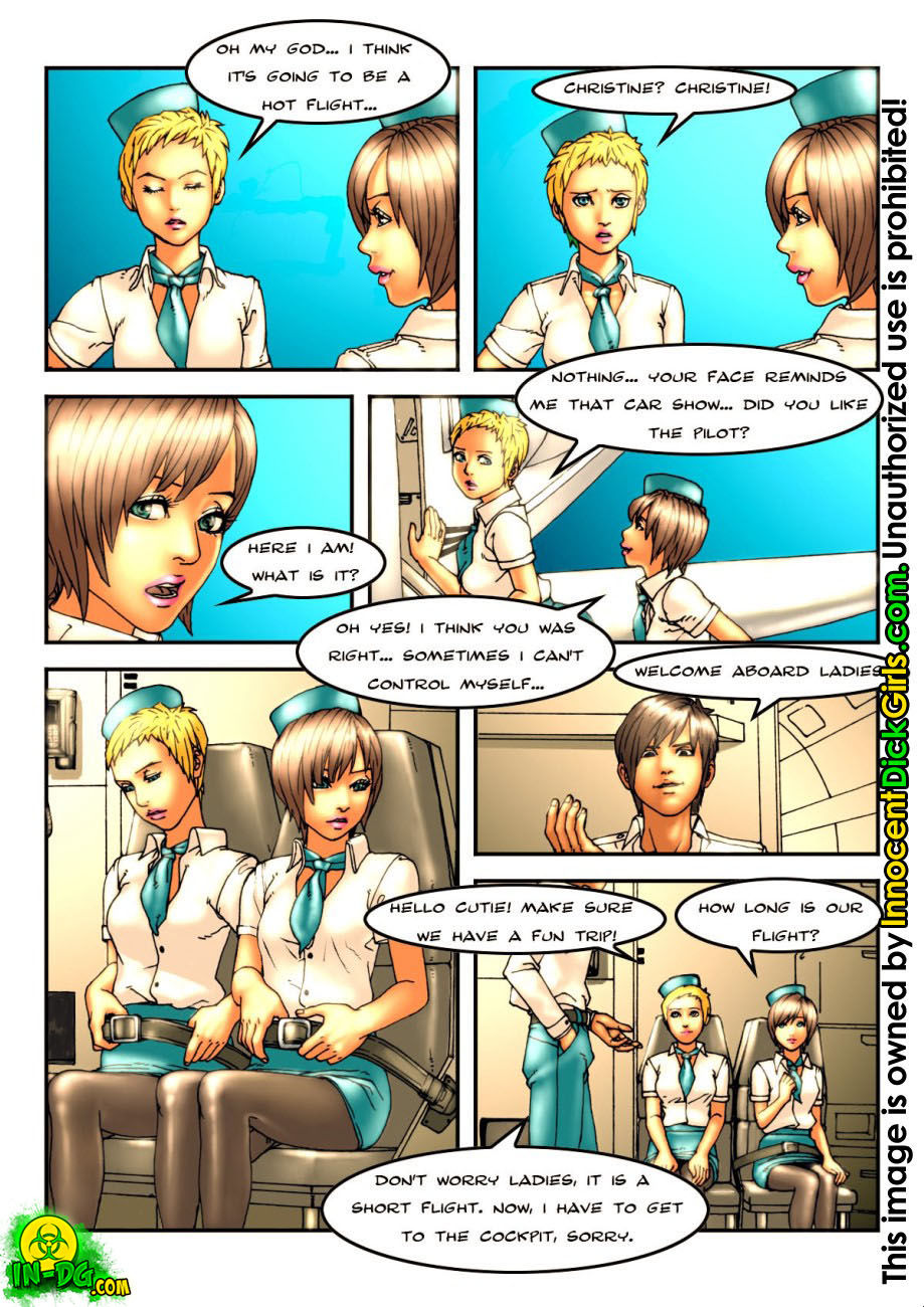 Innocent Dickgirls- The Futa Flight page 1