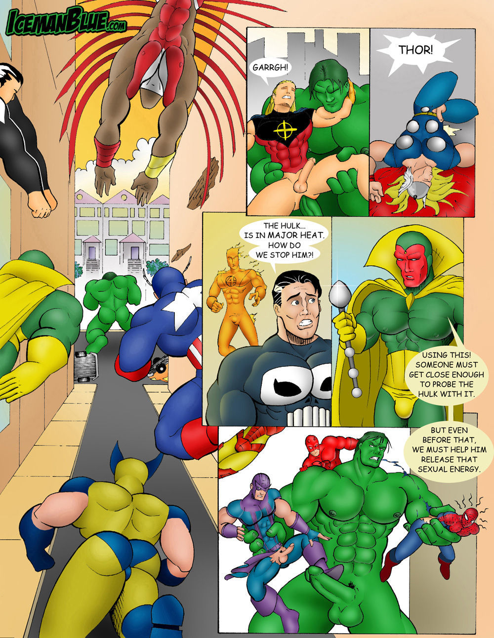 Hulk w upał page 1