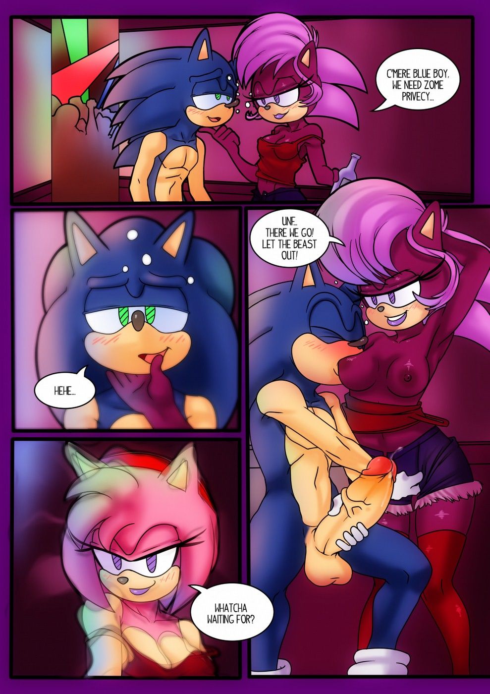 Sonic w jeż pijany Bracia i siostry page 1