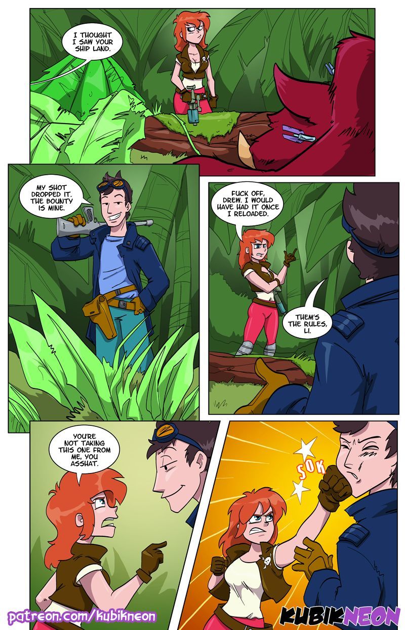 liandra intergalactique bounty hunter page 1