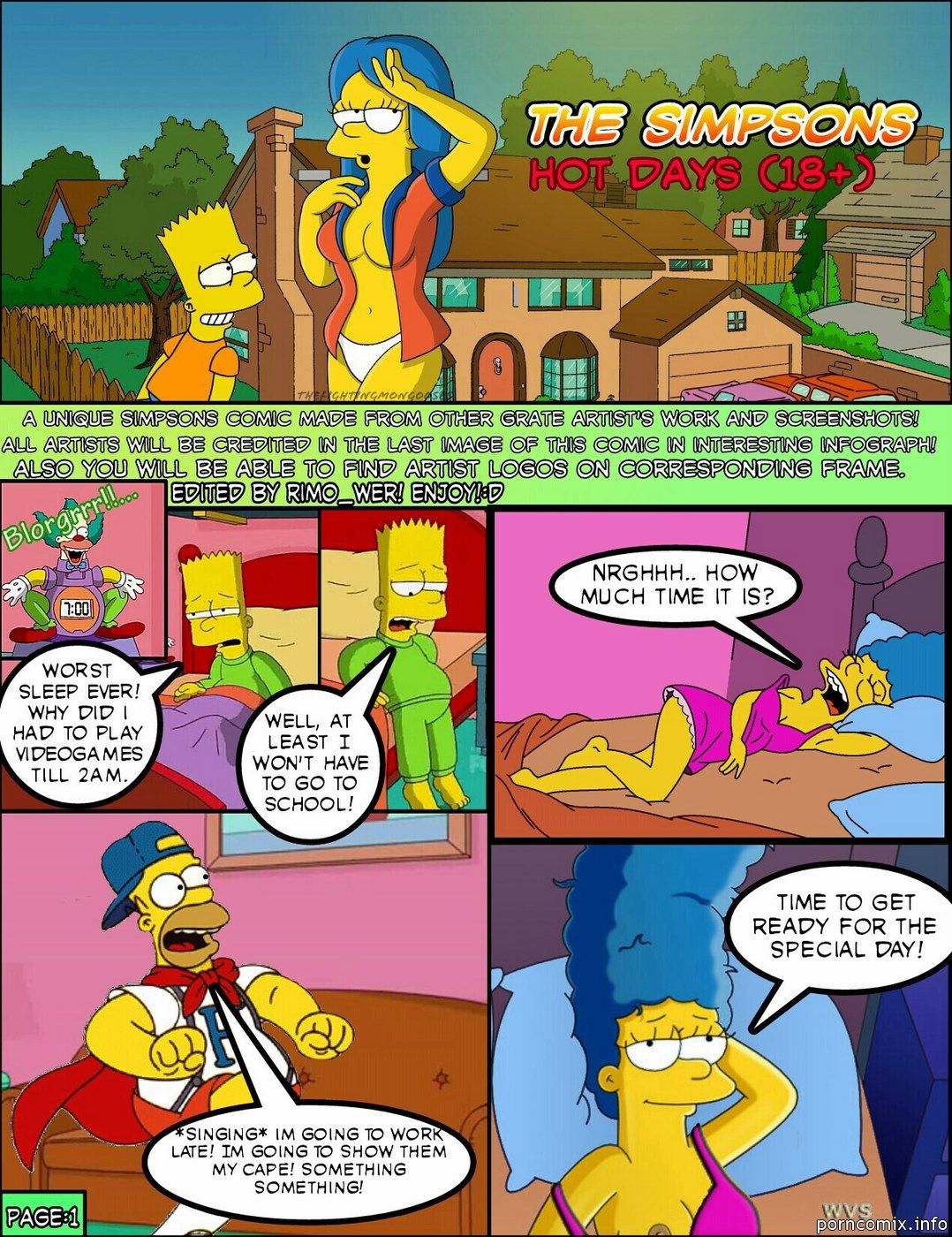В Симпсоны Горячая дней page 1