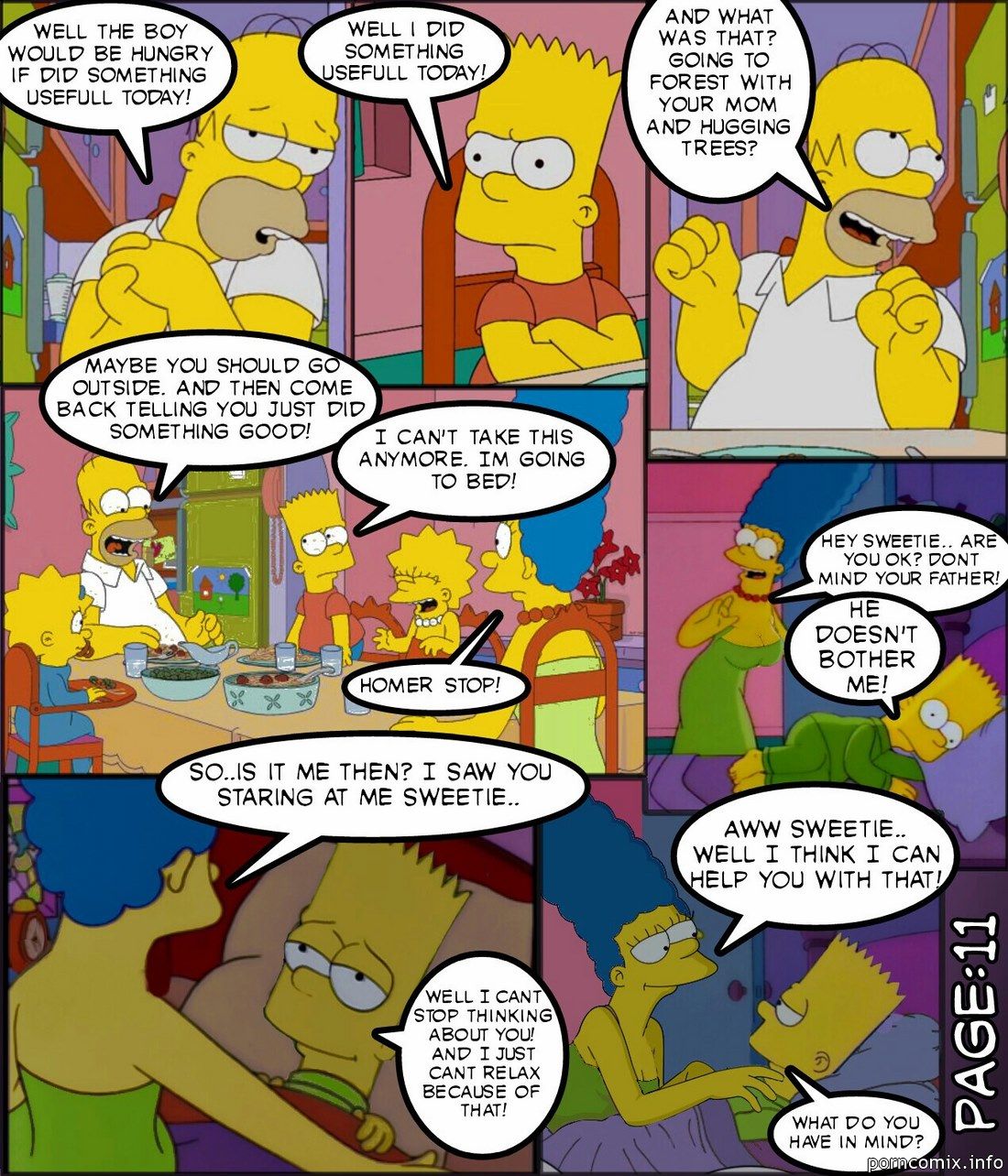 The Simpsons- Hot Days page 1
