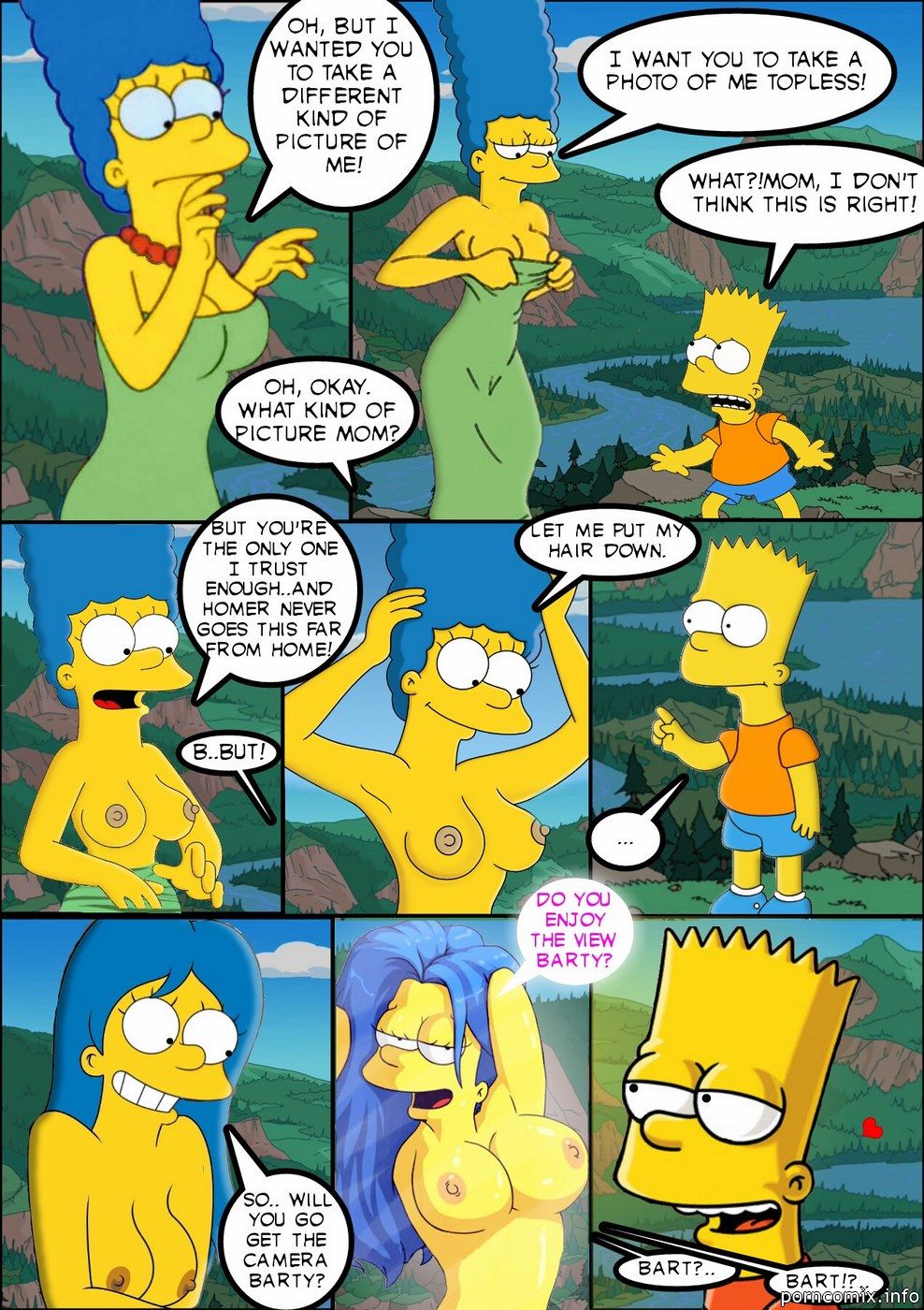 The Simpsons- Hot Days page 1