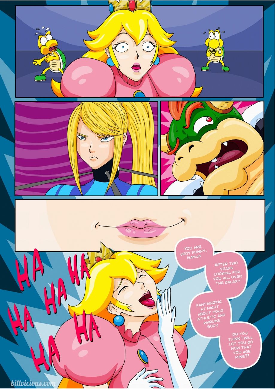 Nintendo Fantasies - Peach X Samus - part 2 page 1