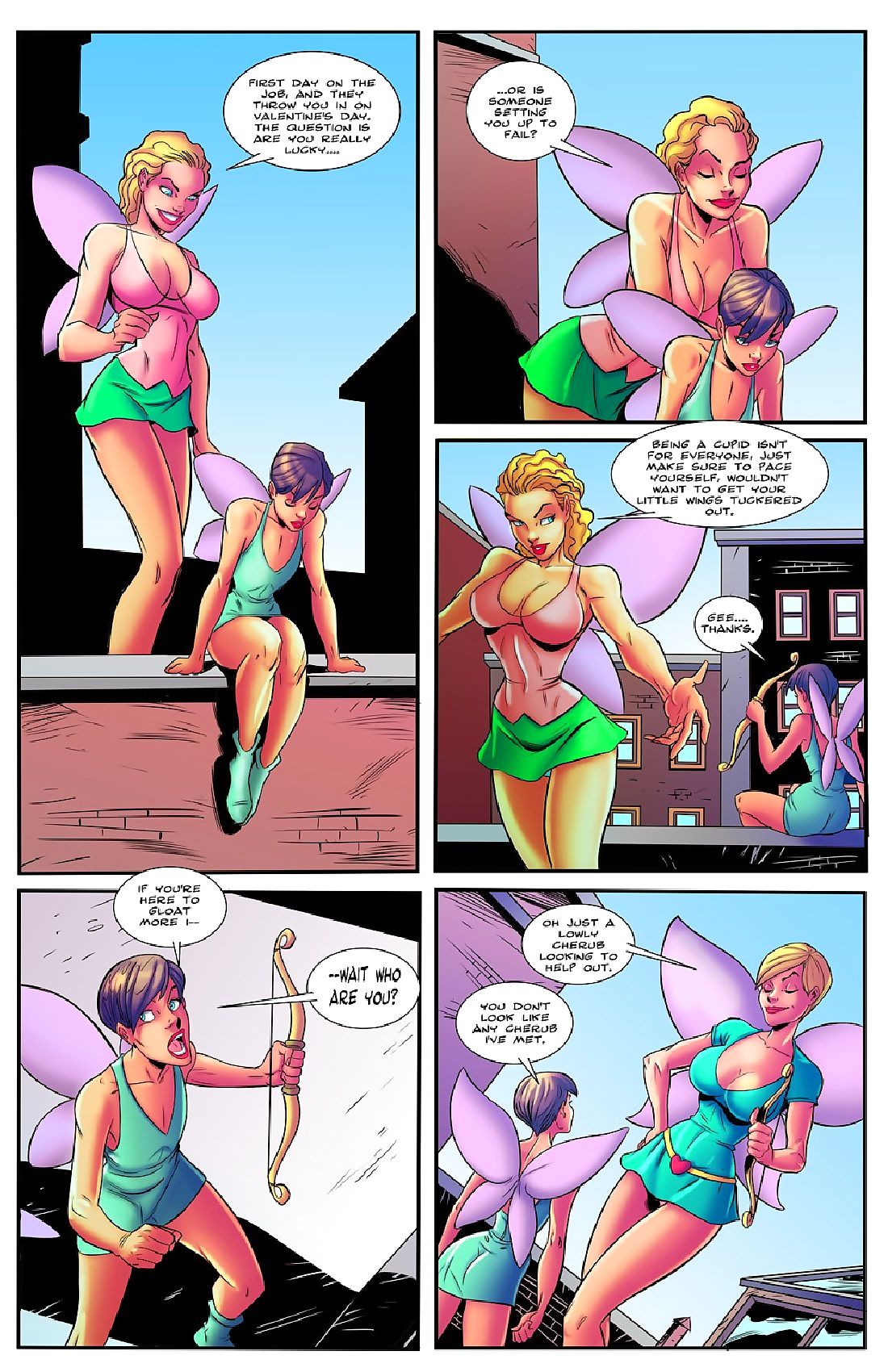 ボット a cupid’s 大きな 日 – 一つ ショット page 1