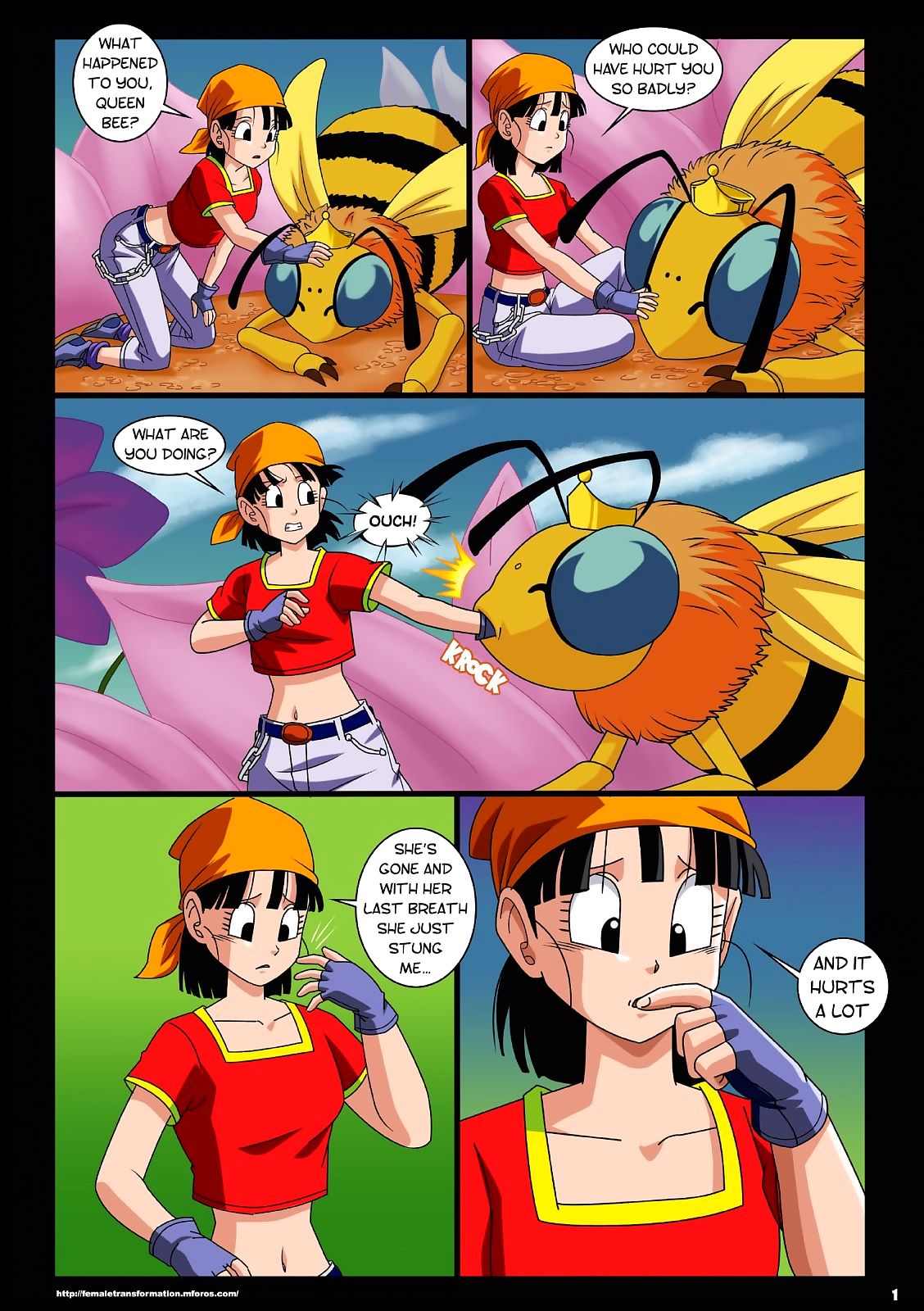 Dragon Ball- Queen Bee page 1