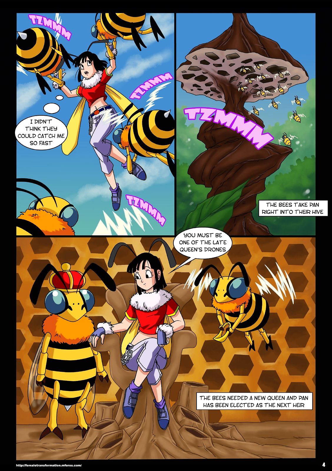 draak bal koningin Bee page 1