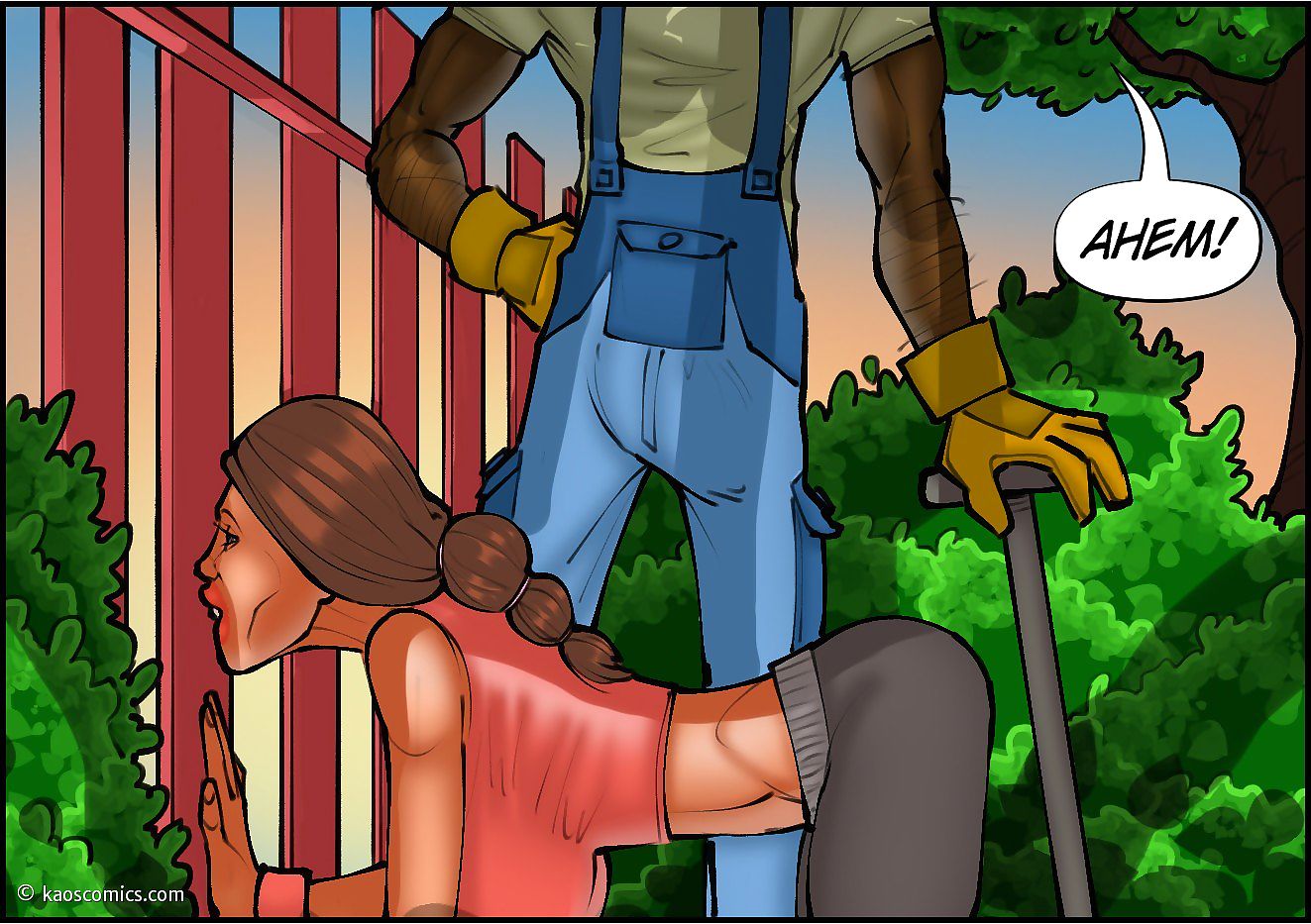 Kaos- Wife and the Black Gardeners Part 3 page 1