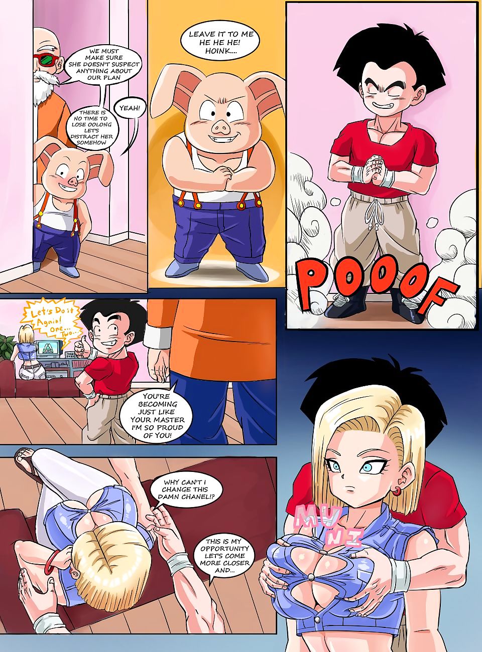 dragon ball Z android 18 ist allein – rosa Pawg page 1