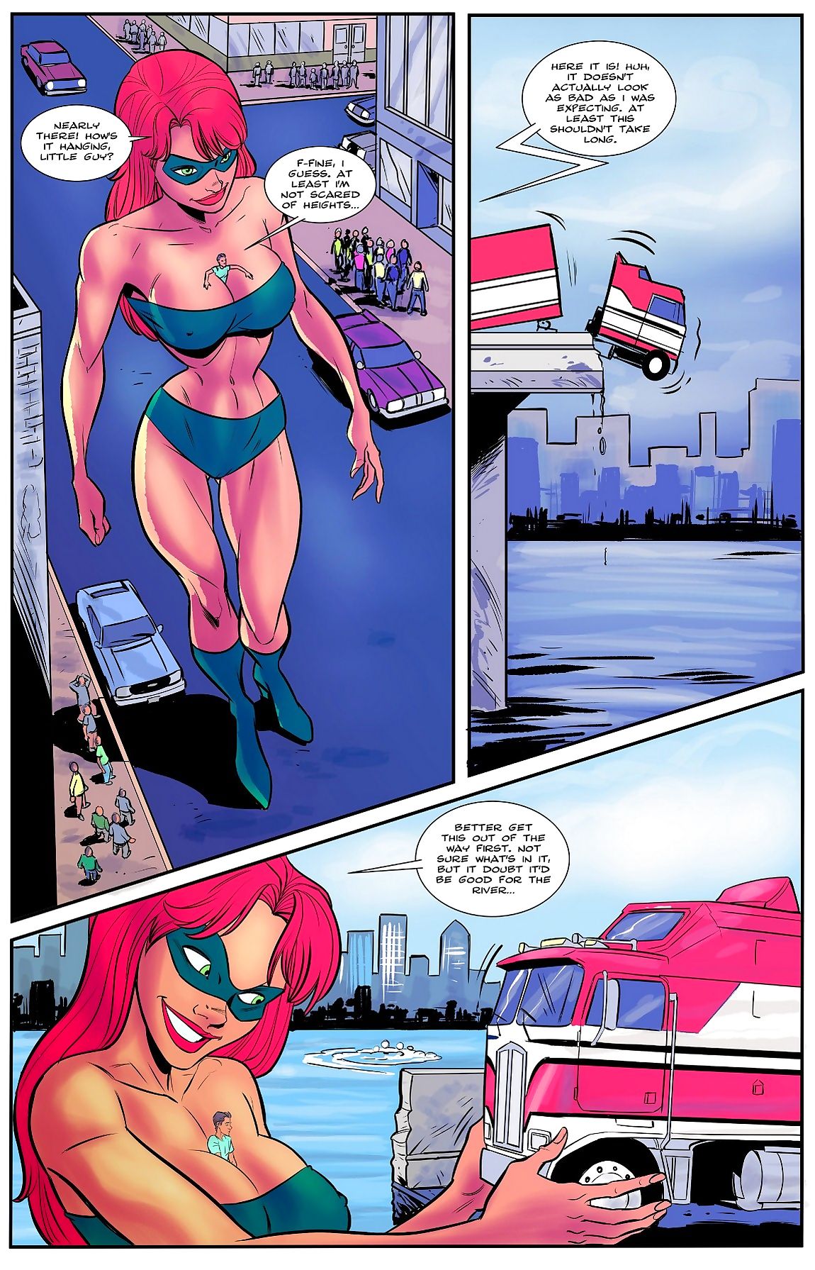 的 superheroine’s 女儿 2 page 1