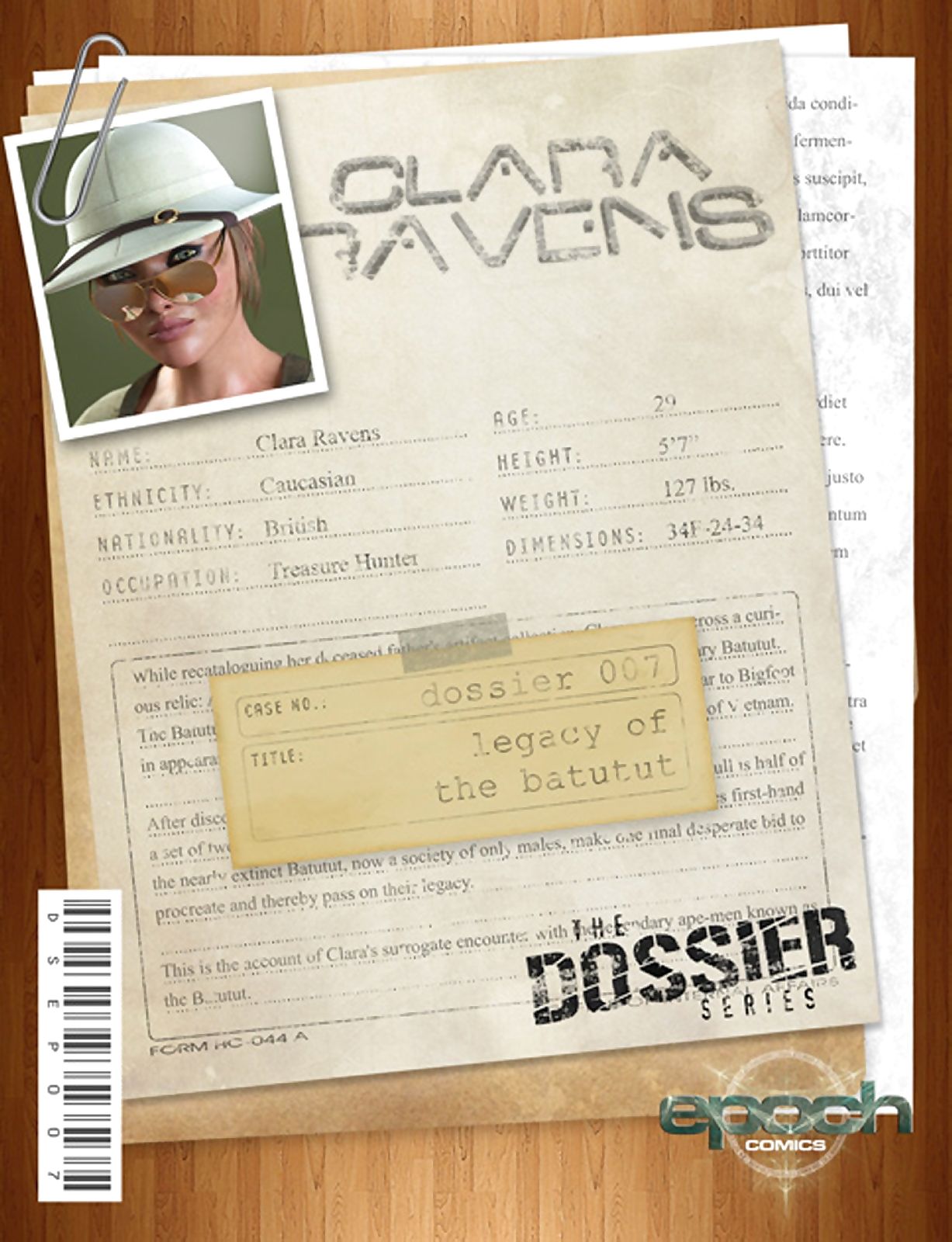 The Dossier 07- Clara Ravens- Epoch page 1