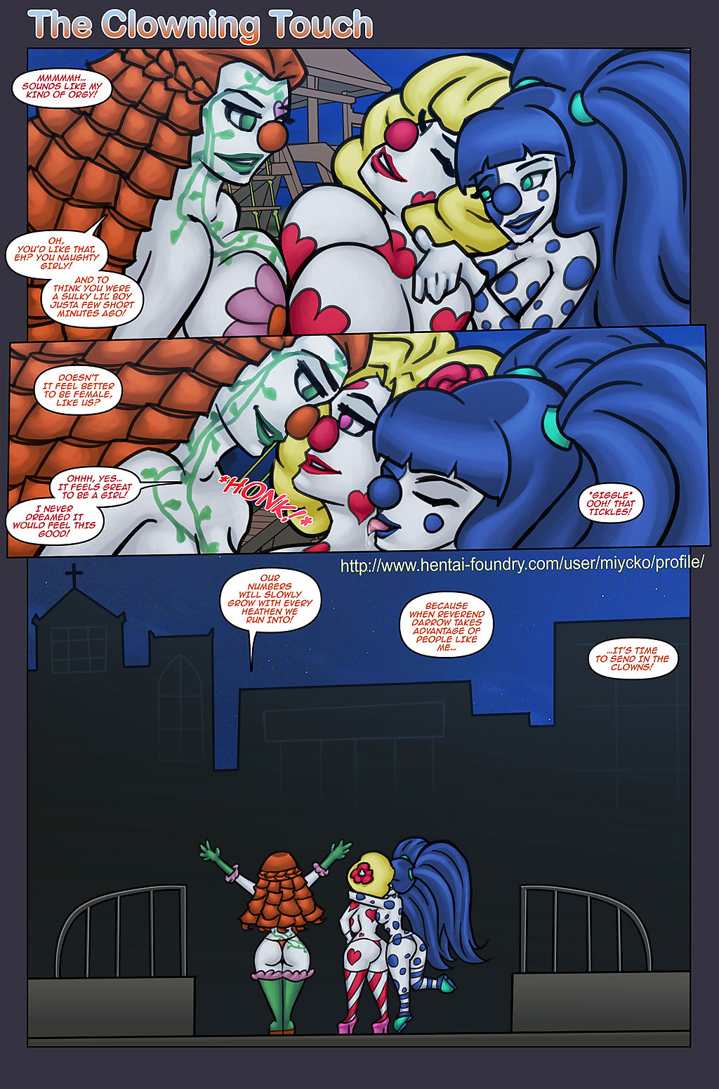Miycko- The Clowning Touch page 1