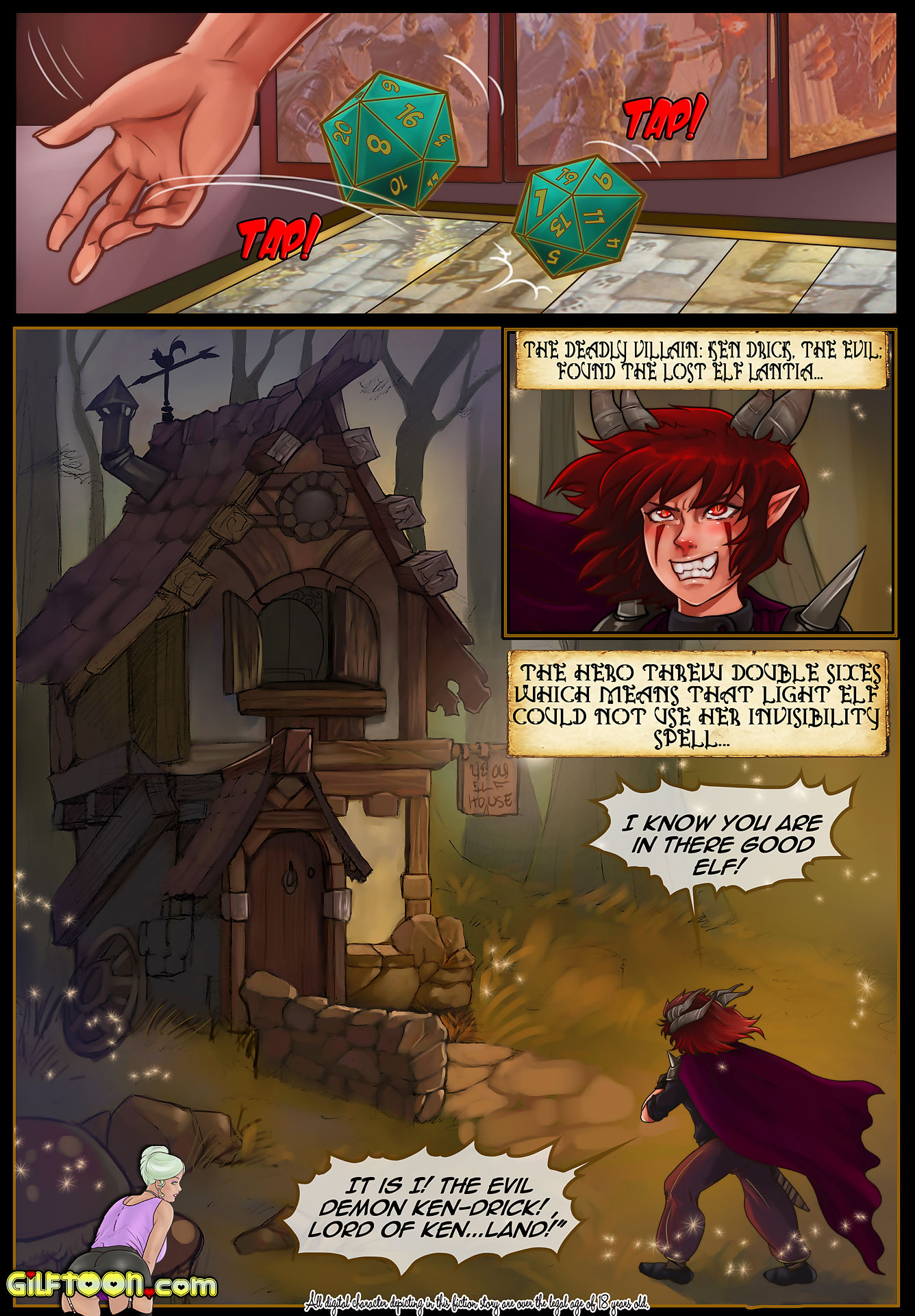 Gilftoon- Dungeons and Fuckers page 1