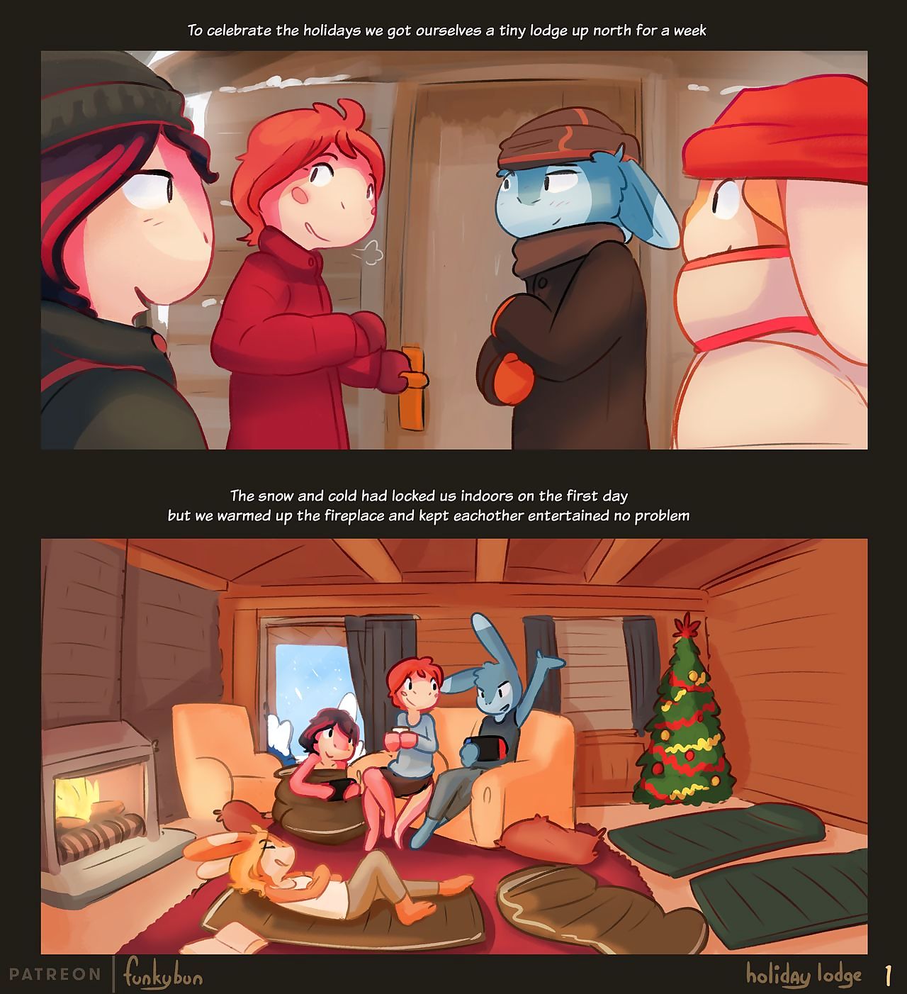 Funkybun- Holiday lodge page 1