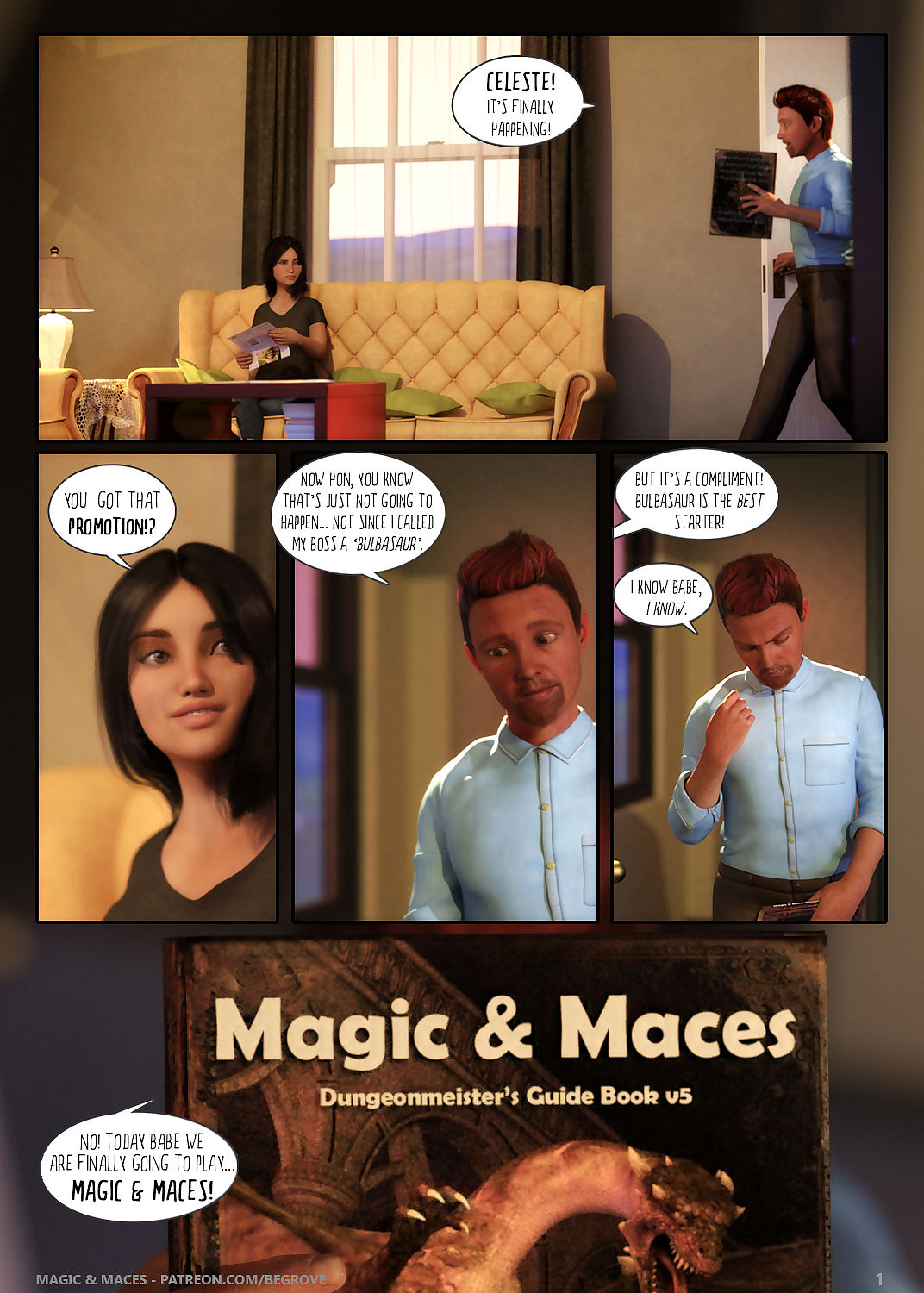 なる litch – マジック & maces 1 page 1
