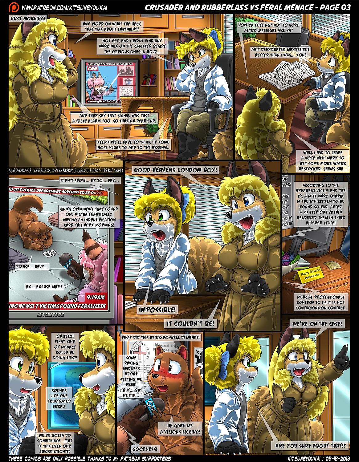 キツネ 妖怪 コンドーム クルセイダー - の 野生 危険 page 1