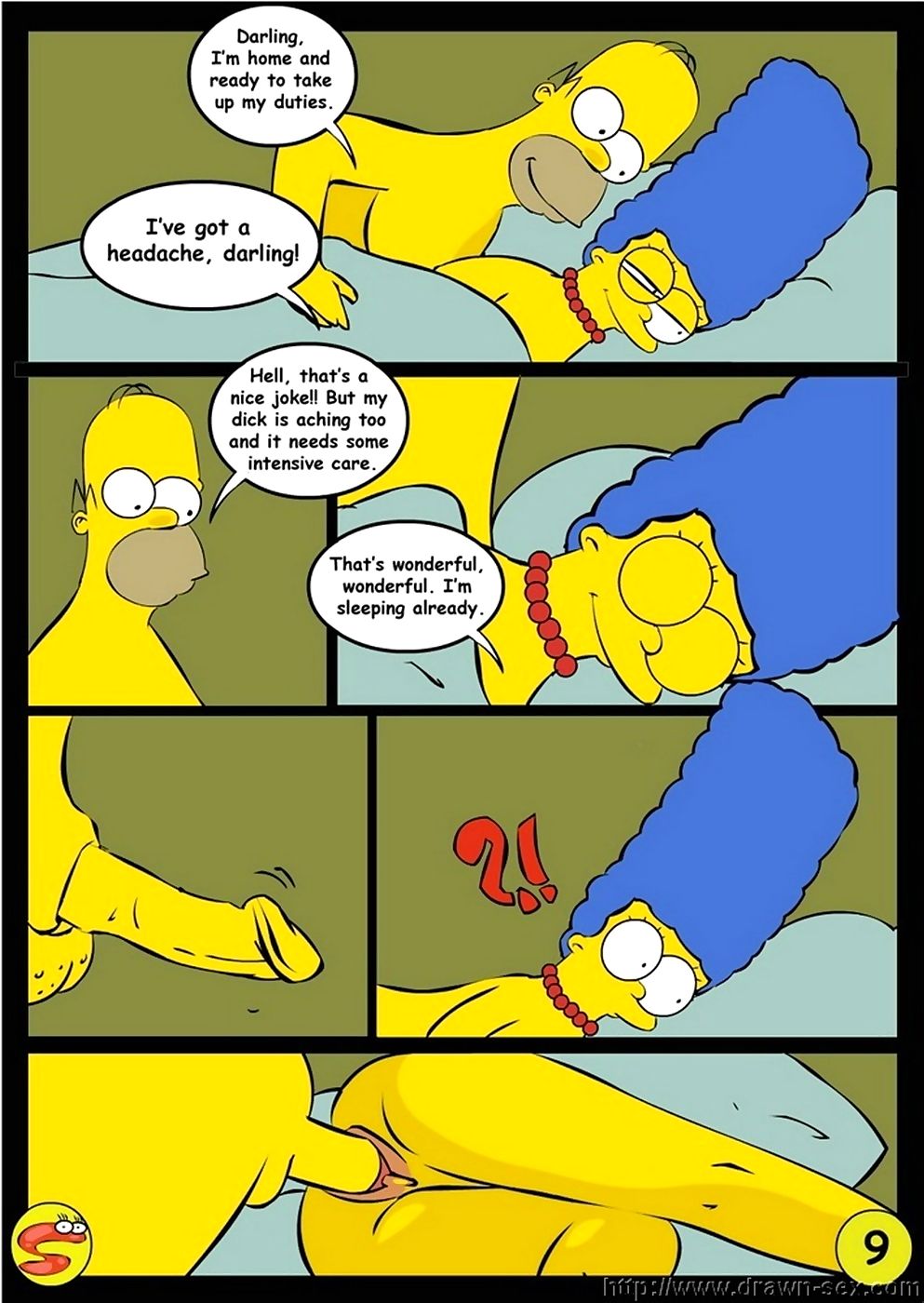 Witz simpsons gezeichnet Sex page 1