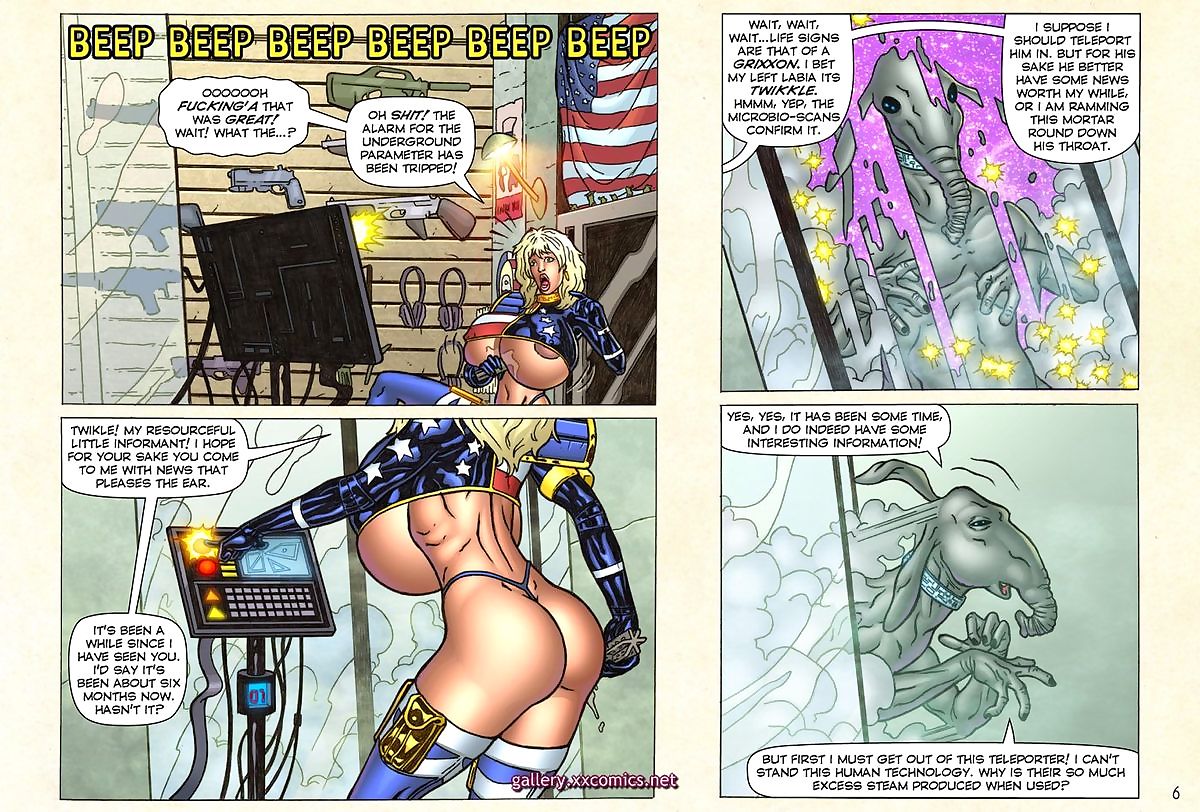 super-heroína Central Laura Gunn page 1
