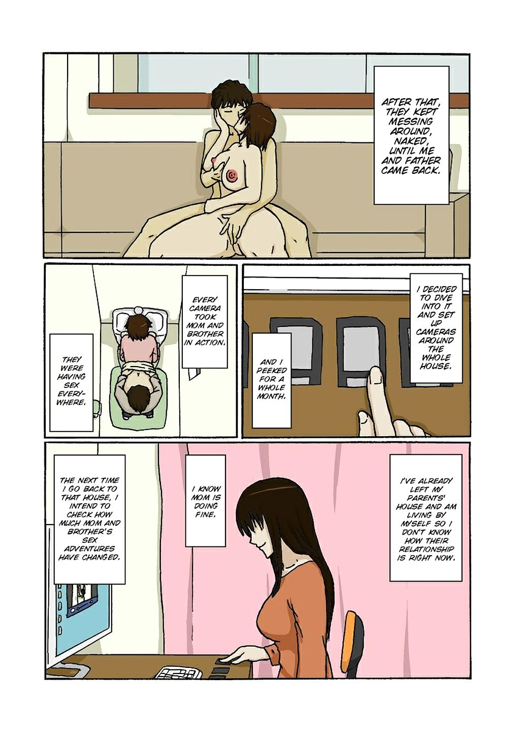 माँ और भाई जापानी हेंताई सेक्स page 1