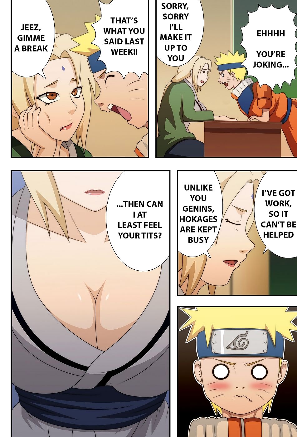 Naruto -ChiChiKage -Big-Breast Ninja page 1