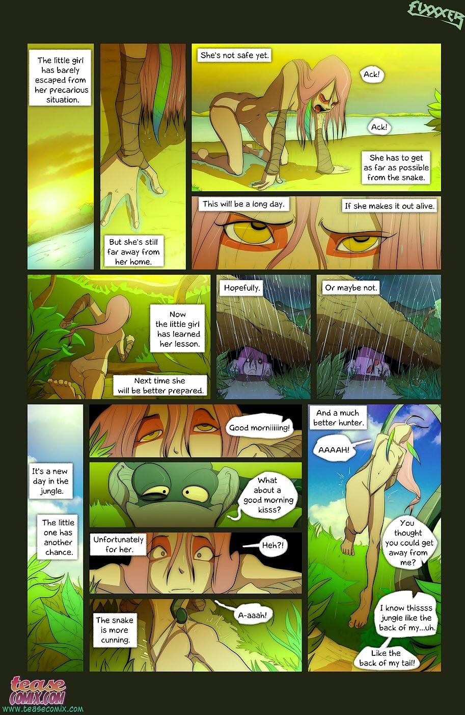 の 蛇 - 女の子 2 teasecomix page 1