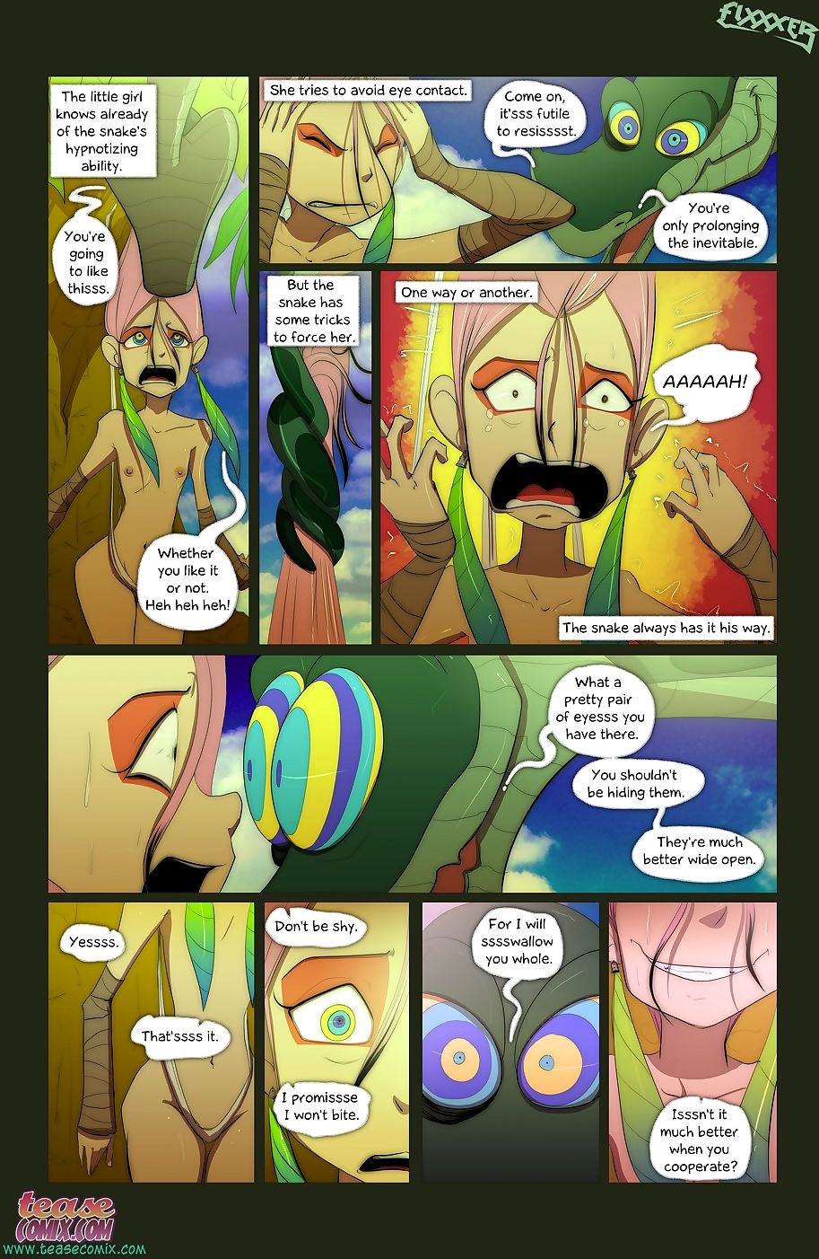 de Serpent et Fille 2 teasecomix page 1