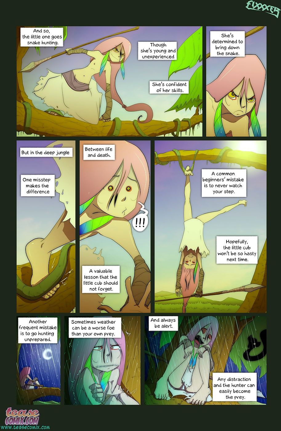 những Con rắn và :cô gái: 2 teasecomix page 1