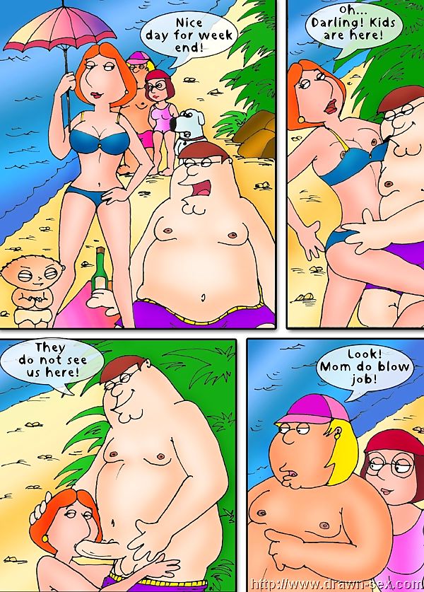 la famille guy – Plage play,drawn Sexe page 1