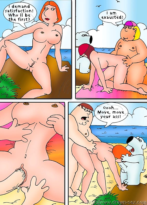 la famille guy – Plage play,drawn Sexe page 1