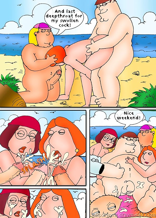 Familie Kerl – Strand play,drawn Sex page 1