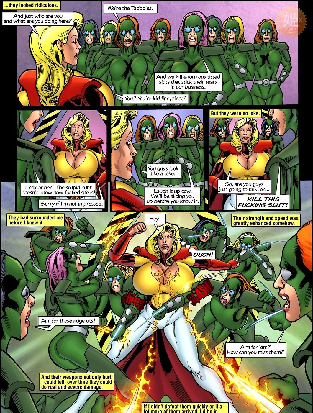 superheroine Trung tâm hùng mạnh Bò page 1