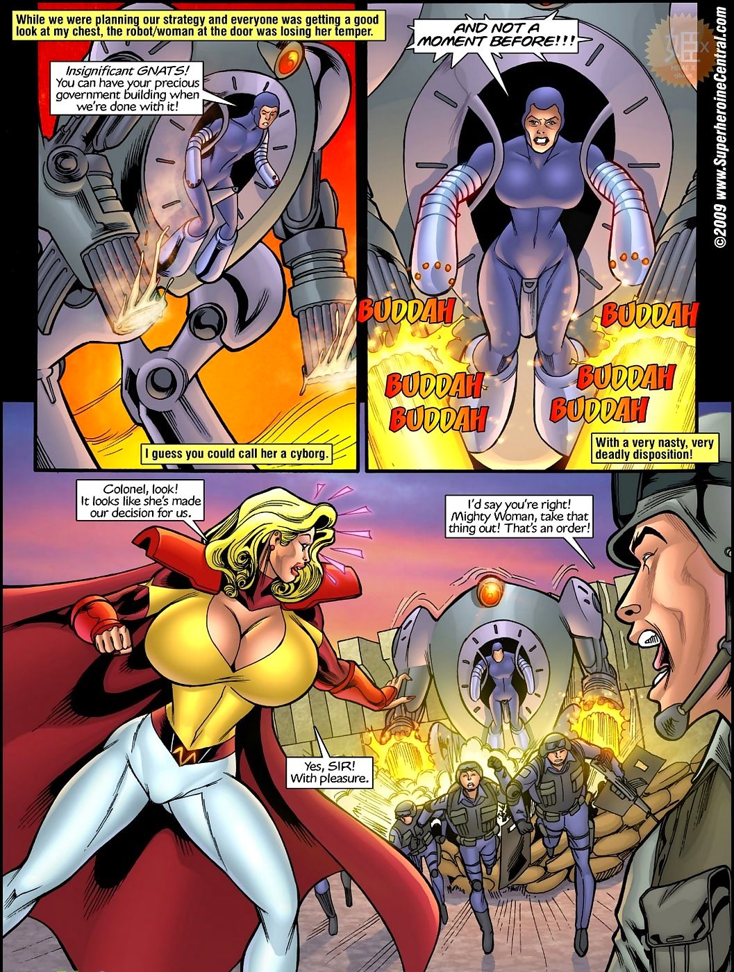 superheroine Merkez güçlü İnek page 1