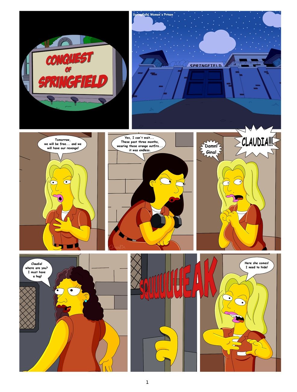Conquest Of Springfield page 1