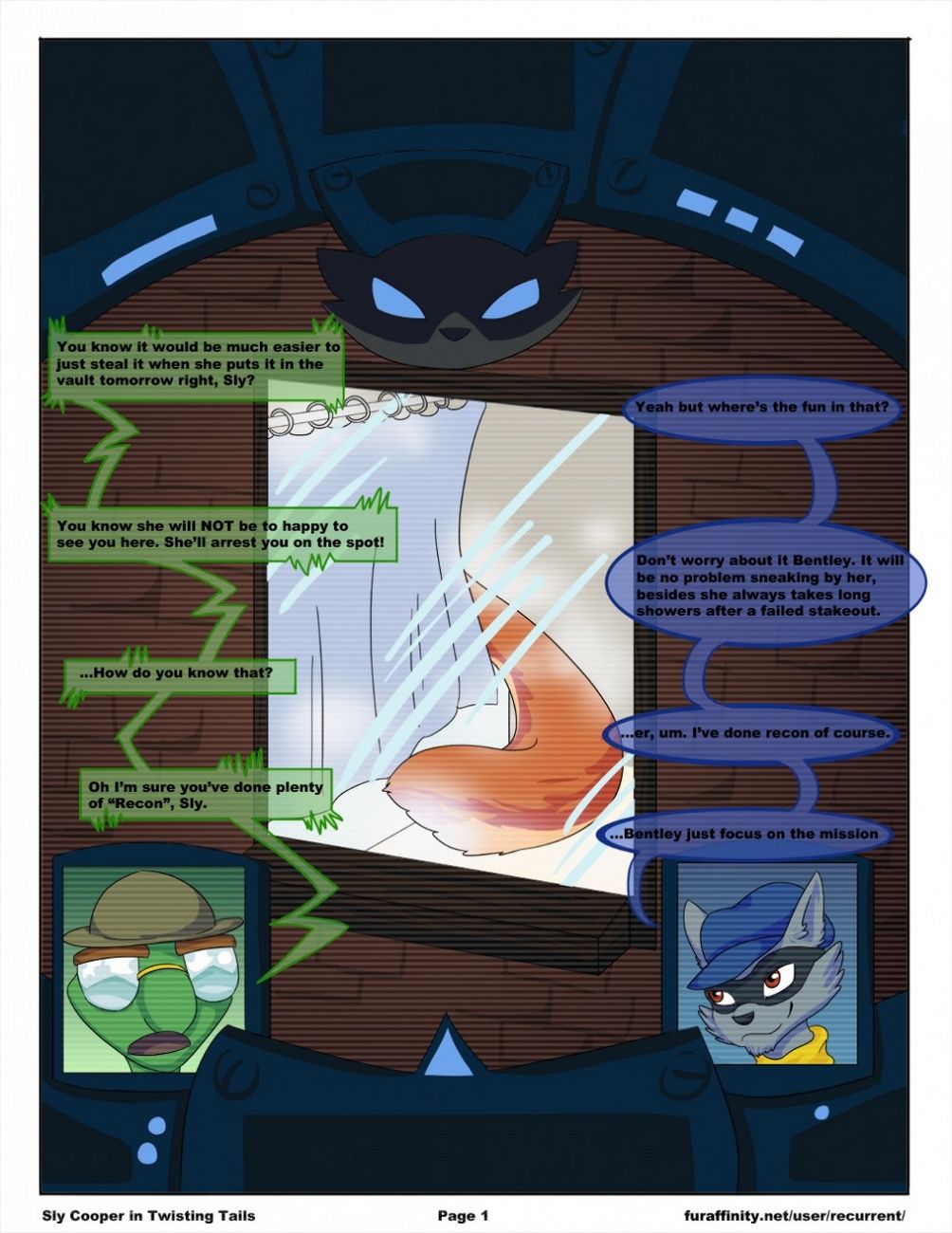 Twisting Tails page 1