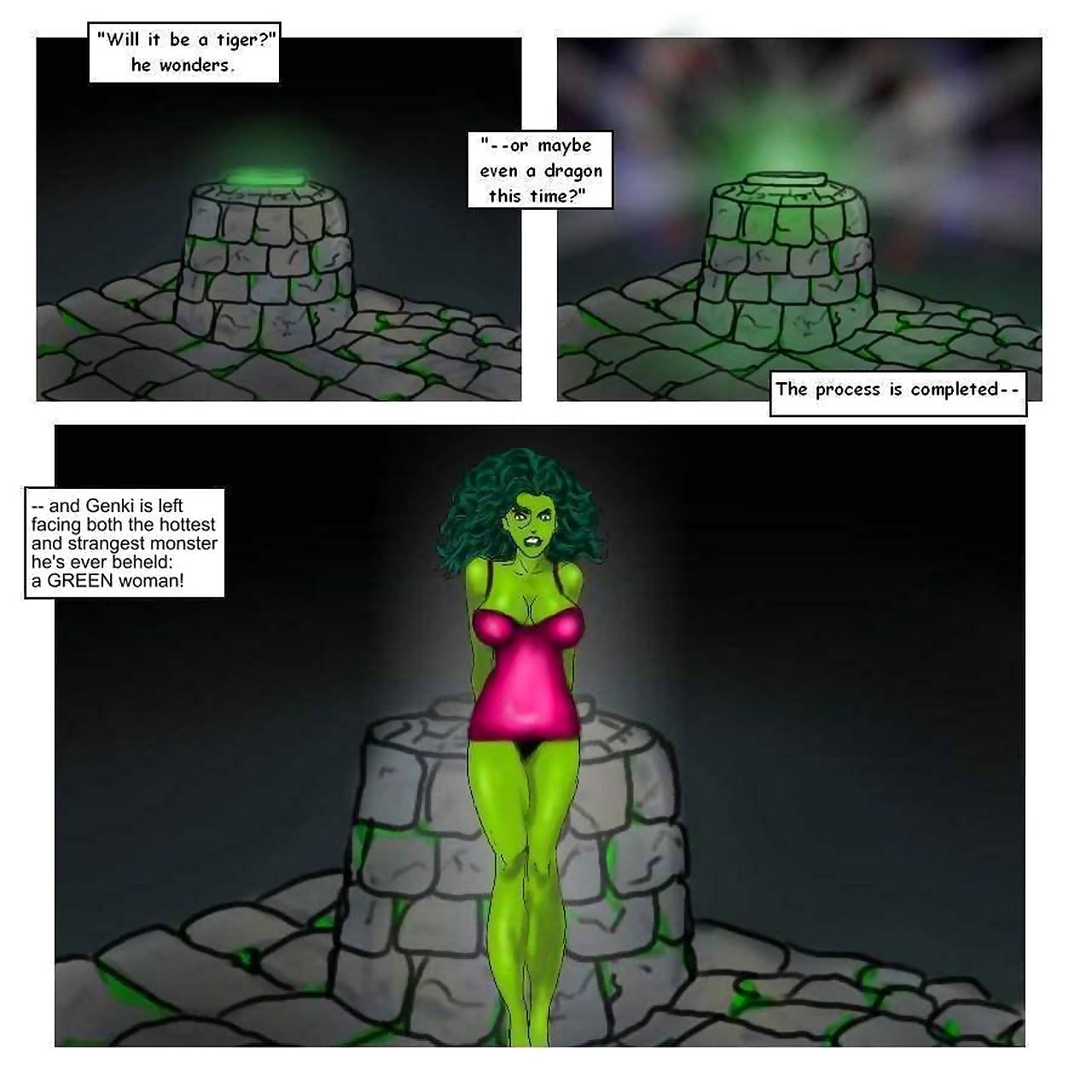 繁殖 她的 绿巨人 page 1