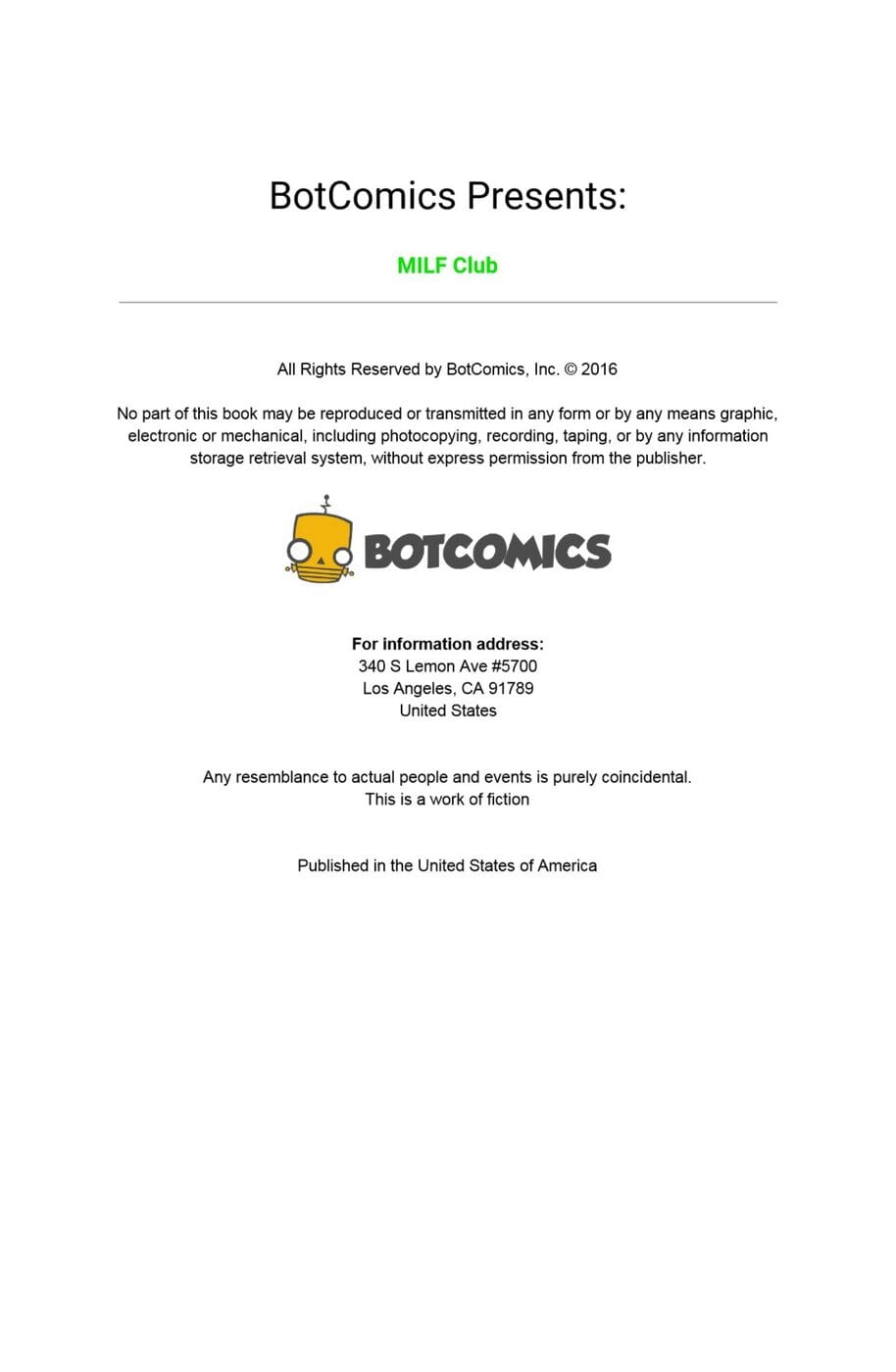 botcomics , क्लब 1 page 1