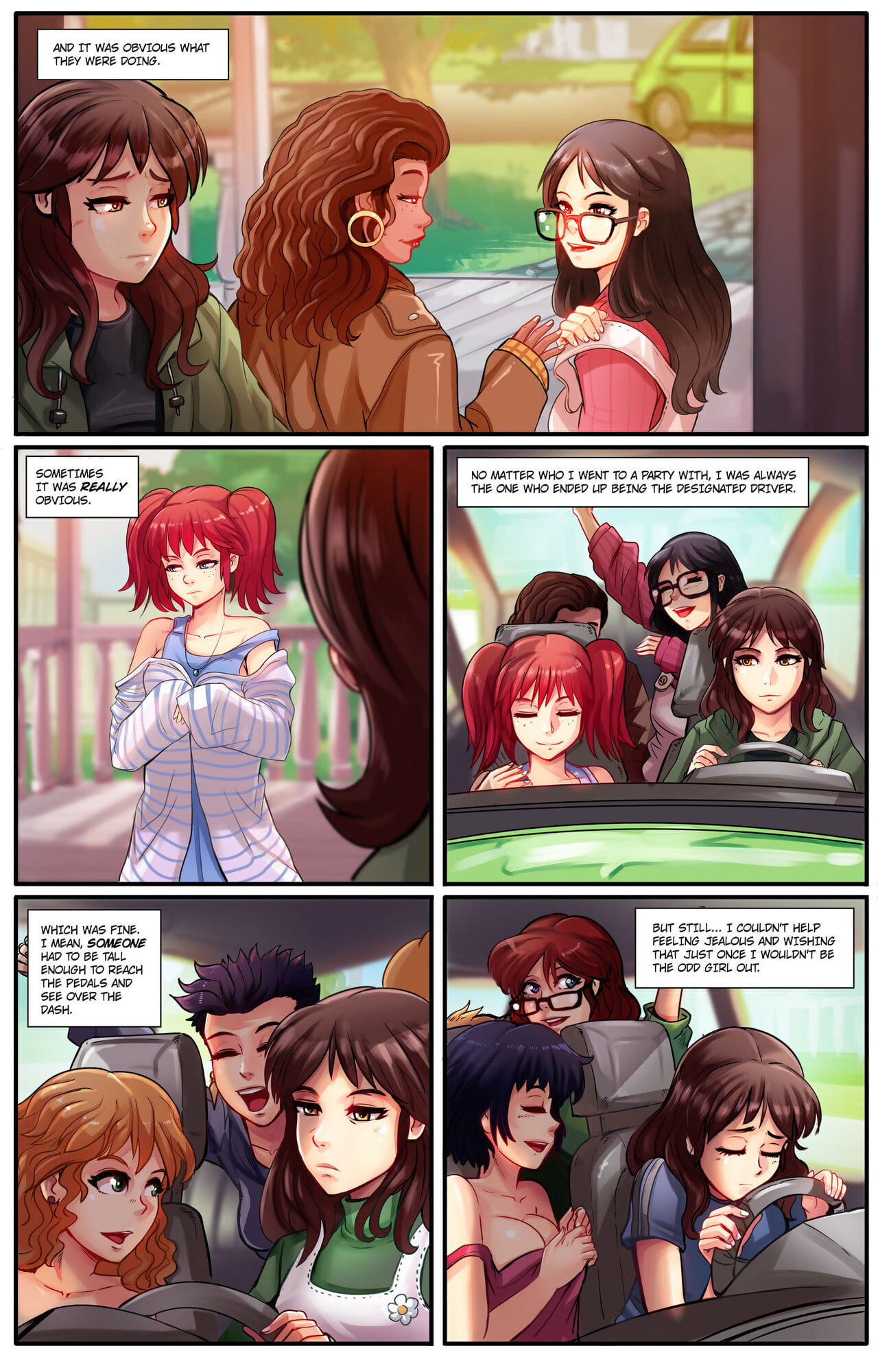 shrink fan– el Invisible Chica page 1
