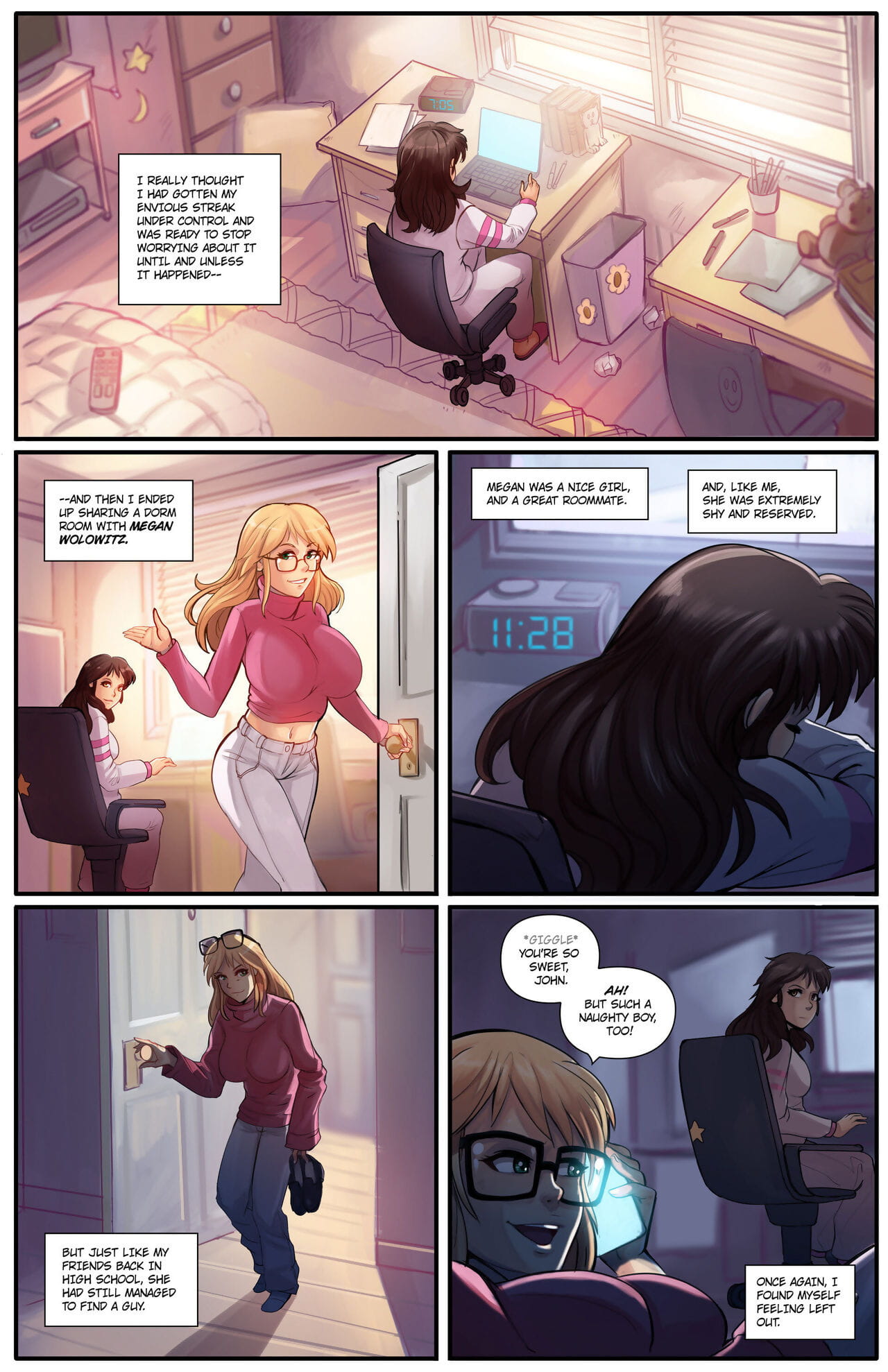 shrink fan– el Invisible Chica page 1