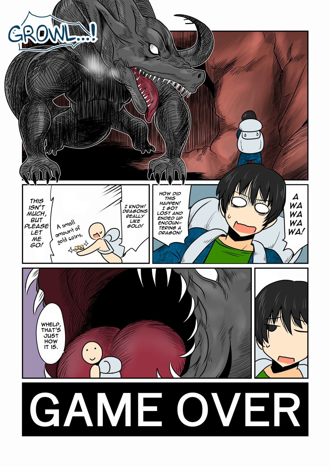 Game Over -Black Dragon Hen- - Game Over -Black Dragon Edition- page 1